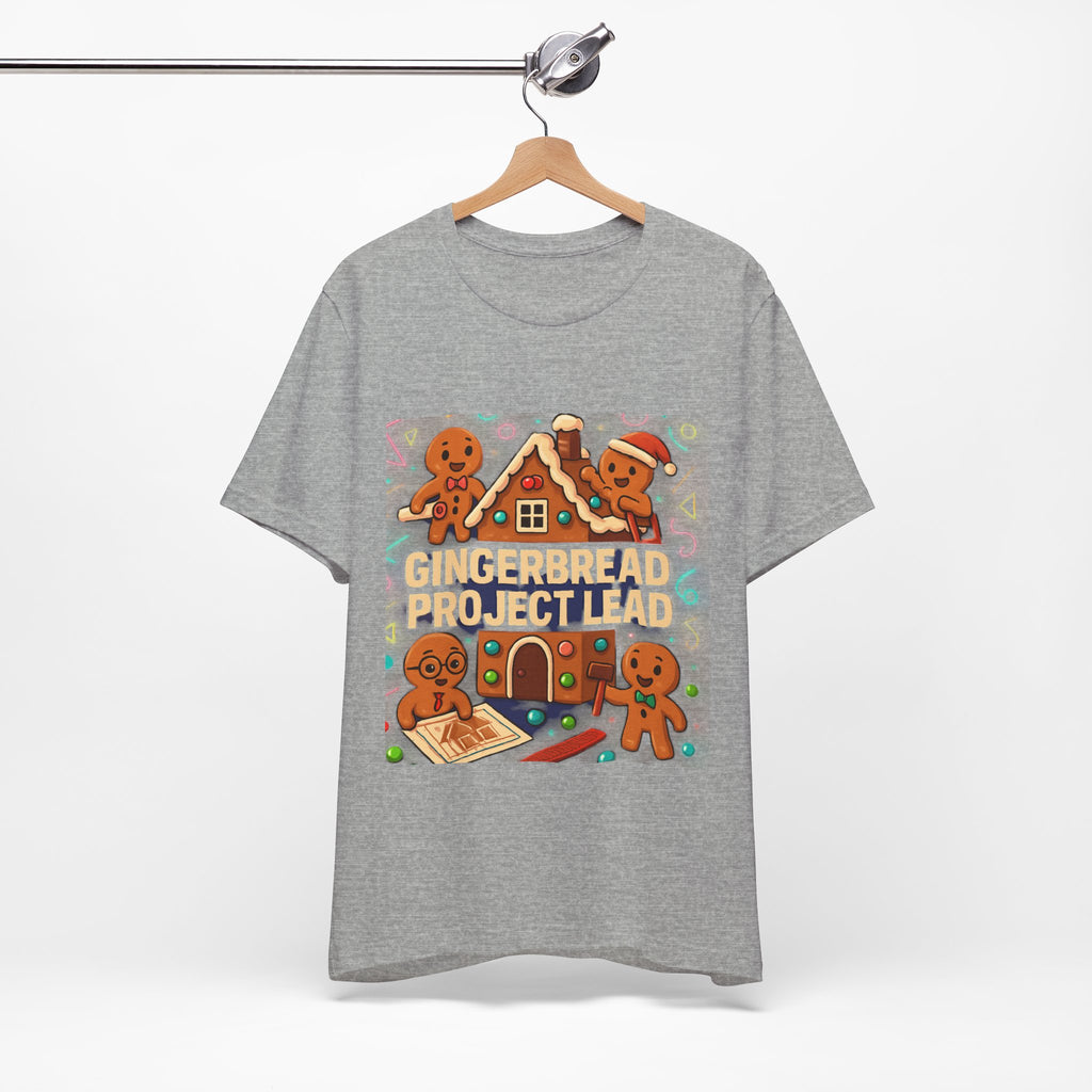Gingerbread Project Lab T-Shirt — Cute Holiday Cookie House Tee
