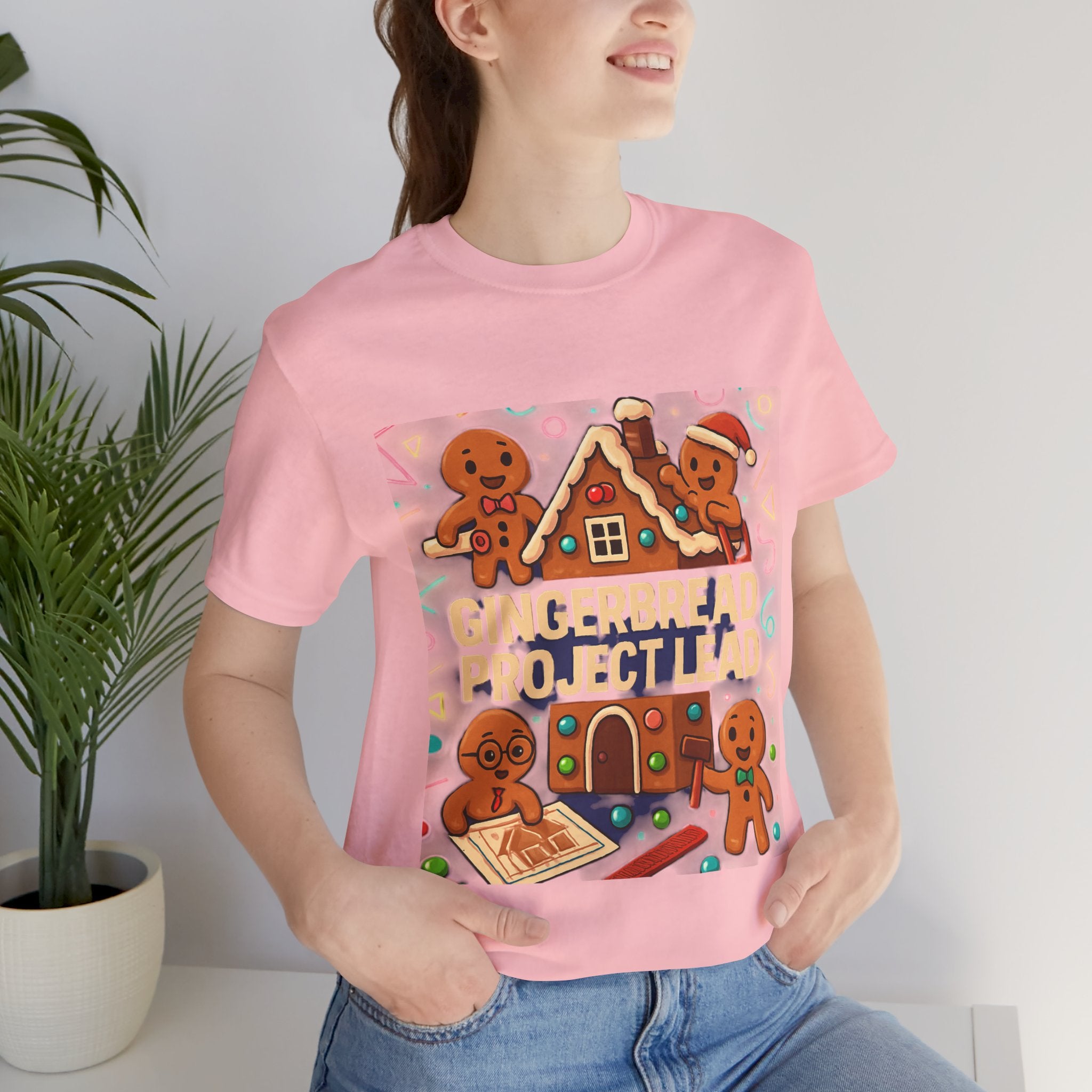 Gingerbread Project Lab T-Shirt — Cute Holiday Cookie House Tee