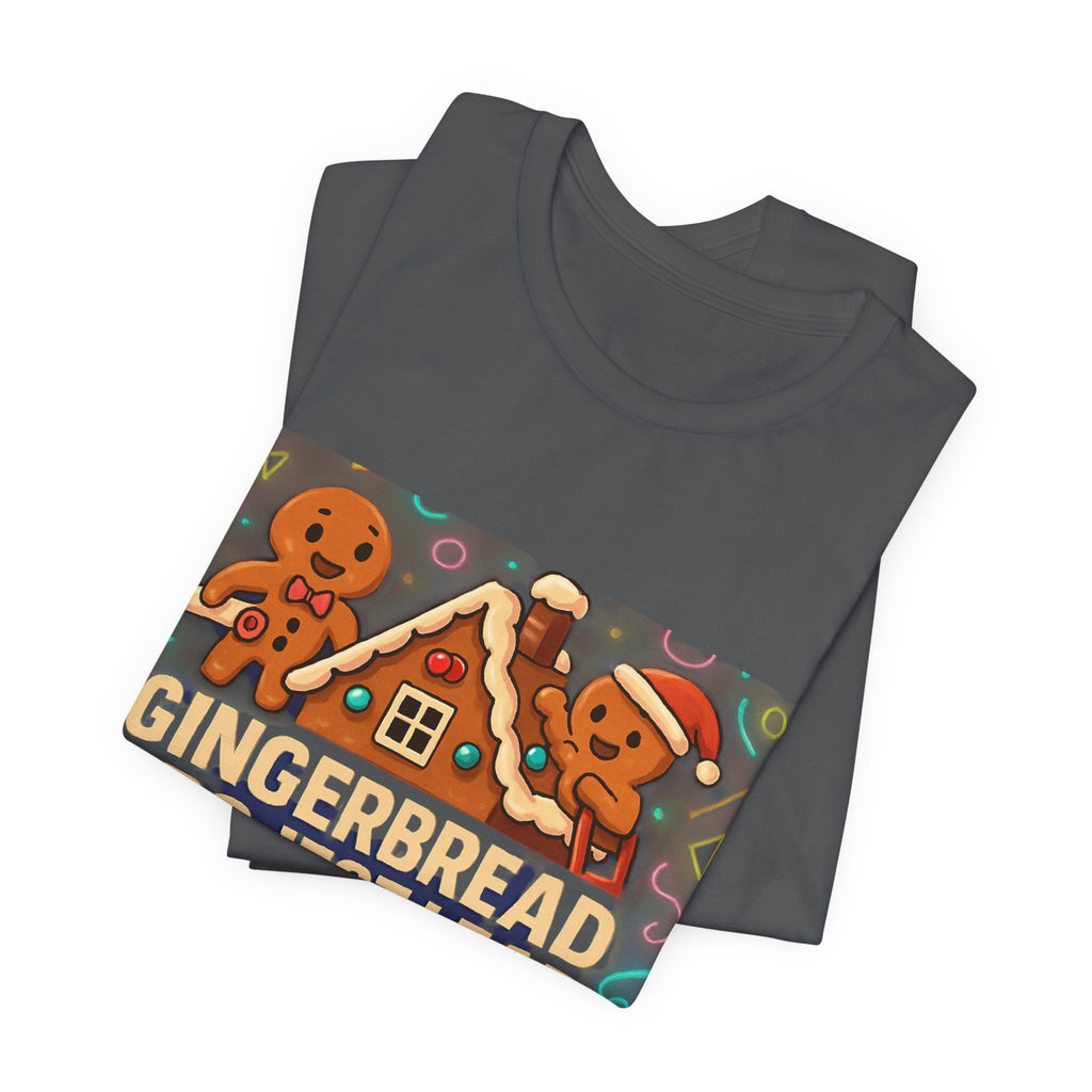 Gingerbread Project Lab T-Shirt — Cute Holiday Cookie House Tee