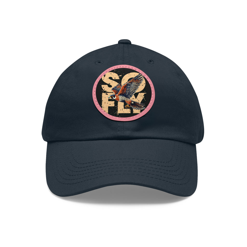 Stylish Dad Hat with Leather Patch, Casual Baseball Cap, Gift for Dads, Outdoor Accessory, Summer Fashion