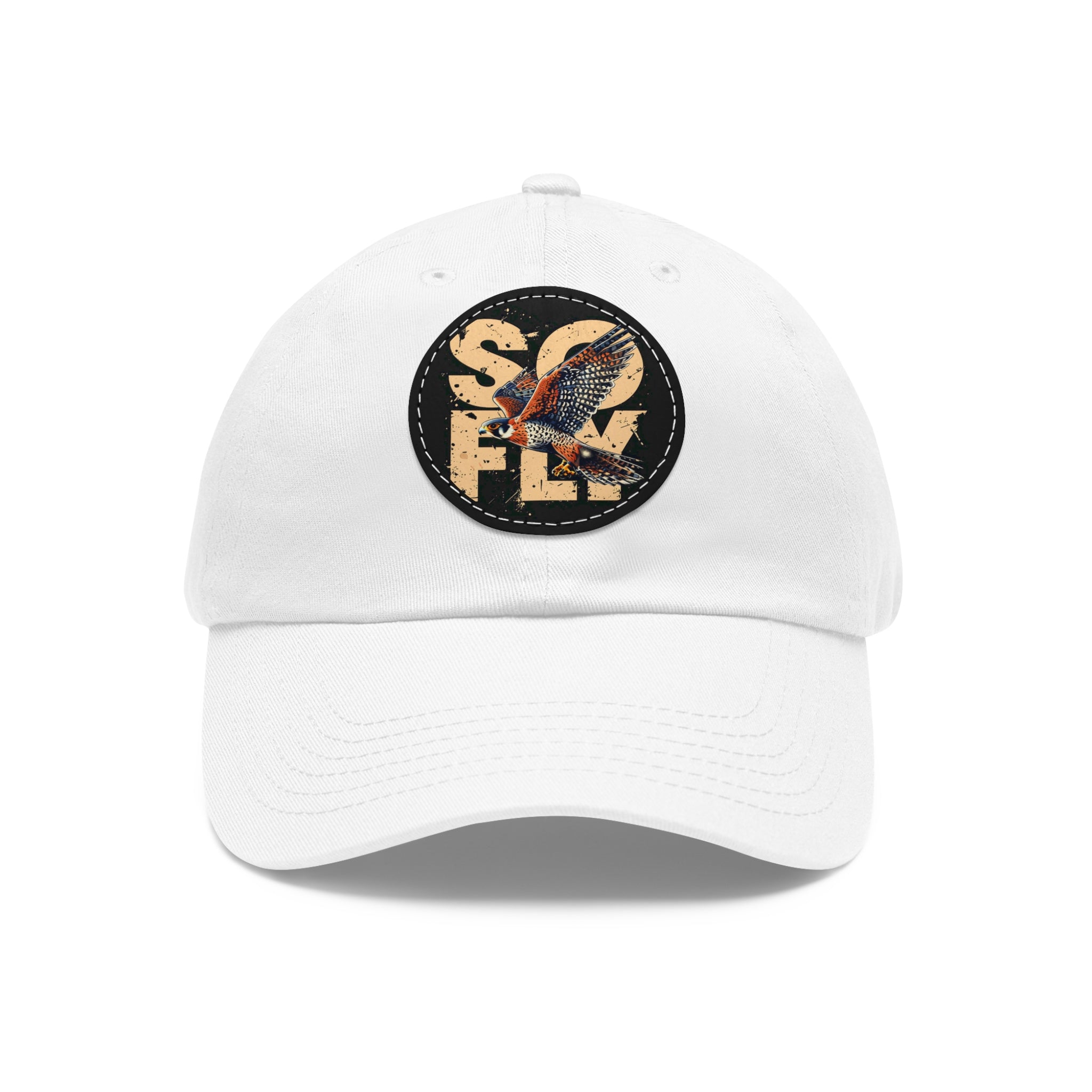 Stylish Dad Hat with Leather Patch, Casual Baseball Cap, Gift for Dads, Outdoor Accessory, Summer Fashion