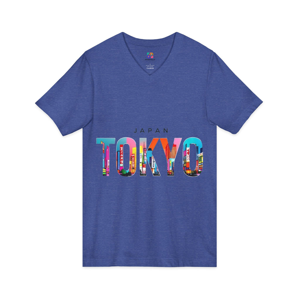 Unisex Jersey Short Sleeve V-Neck Tee