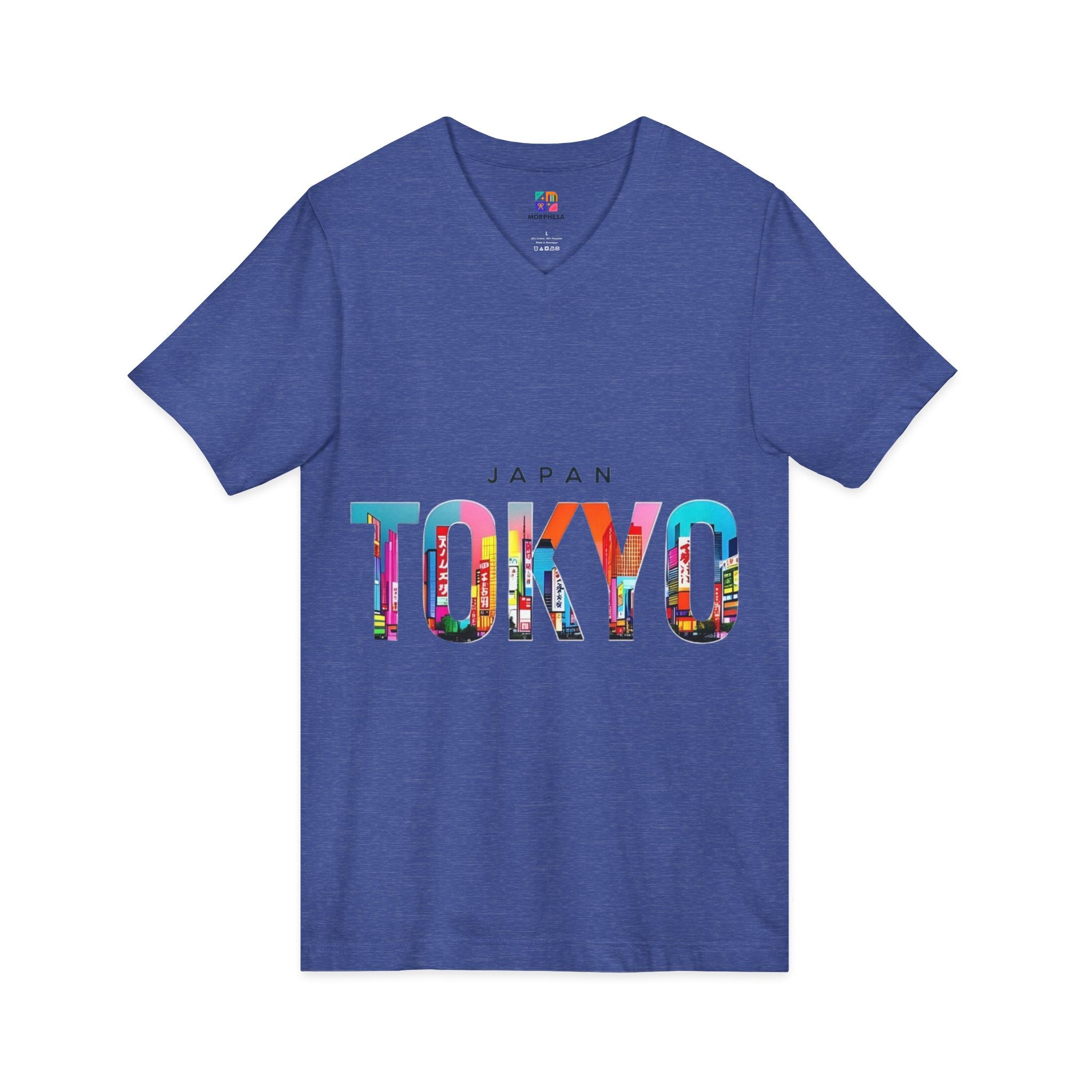 Unisex Jersey Short Sleeve V-Neck Tee