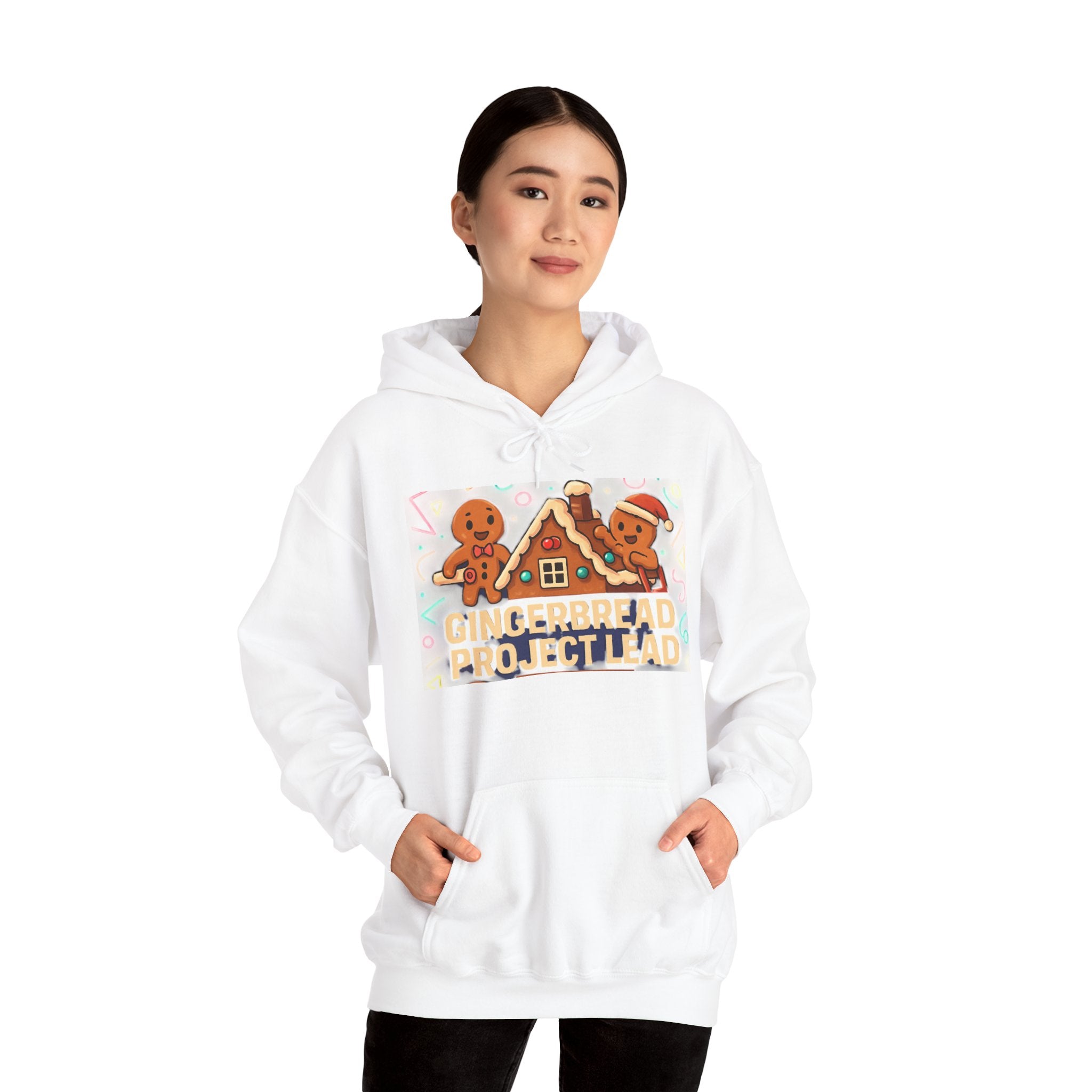 Gingerbread Bakery Hoodie — Cute Holiday Gingerbread House & Cookies Sweatshirt
