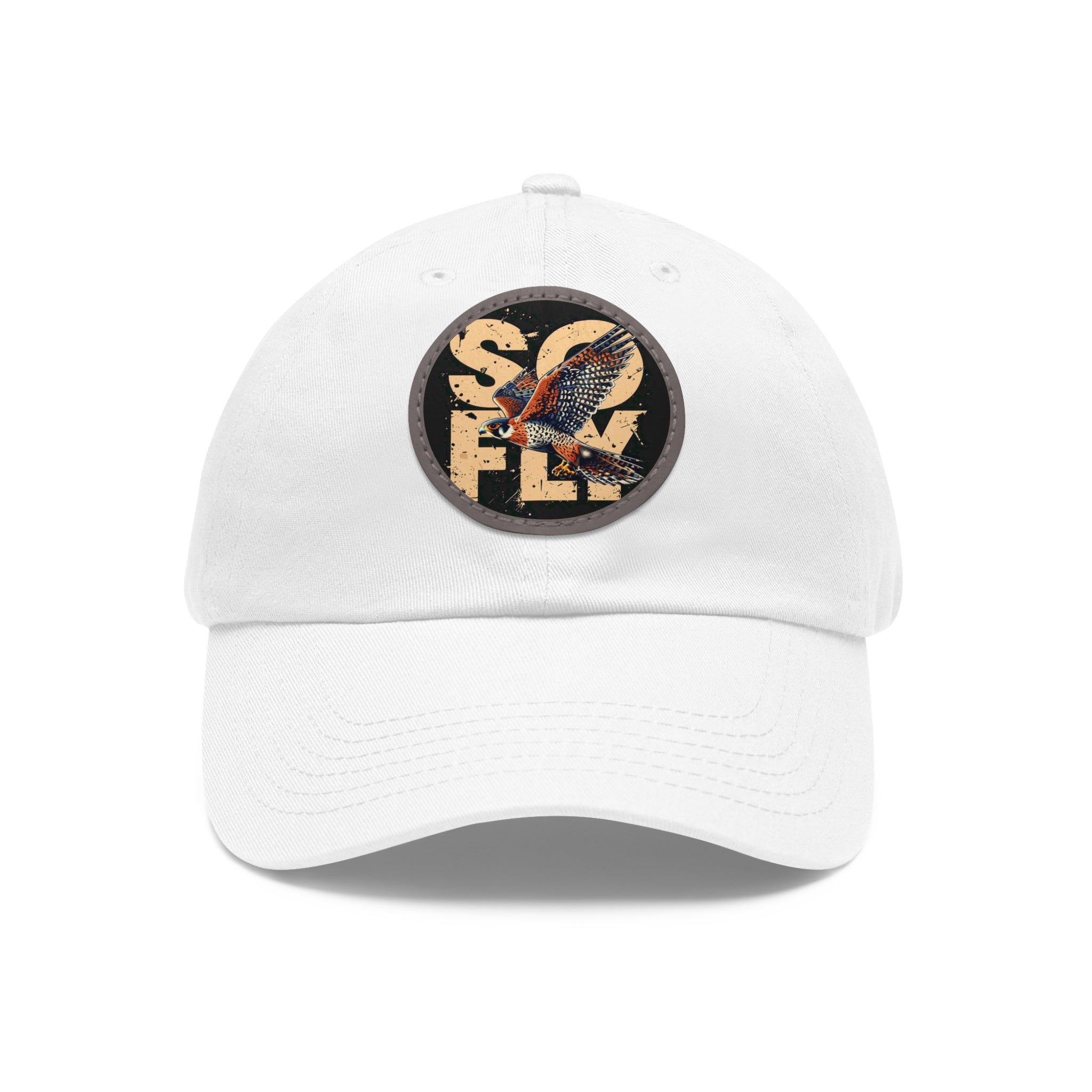 Stylish Dad Hat with Leather Patch, Casual Baseball Cap, Gift for Dads, Outdoor Accessory, Summer Fashion