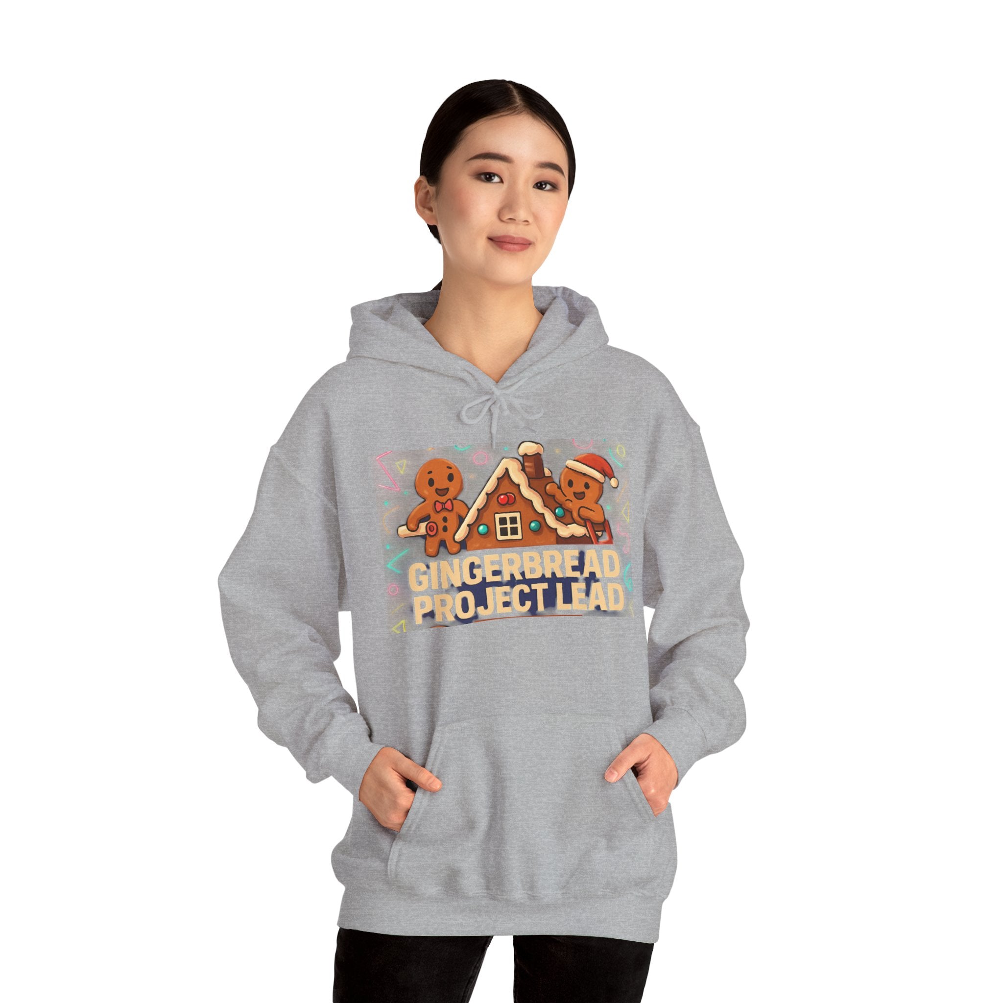 Gingerbread Bakery Hoodie — Cute Holiday Gingerbread House & Cookies Sweatshirt