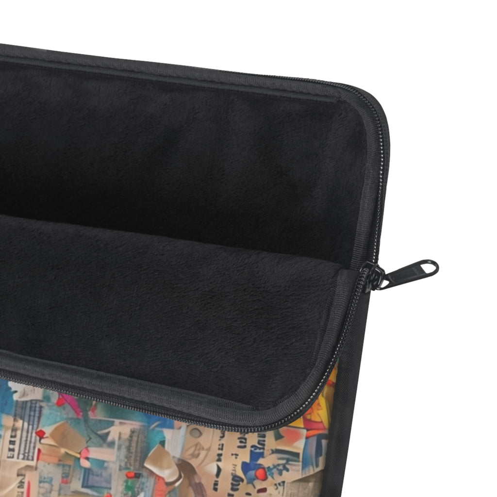 Colorful Abstract Laptop Sleeve, Artistic Sleeve Case, Computer Cover, Gift for Students, Unique Tech Accessory