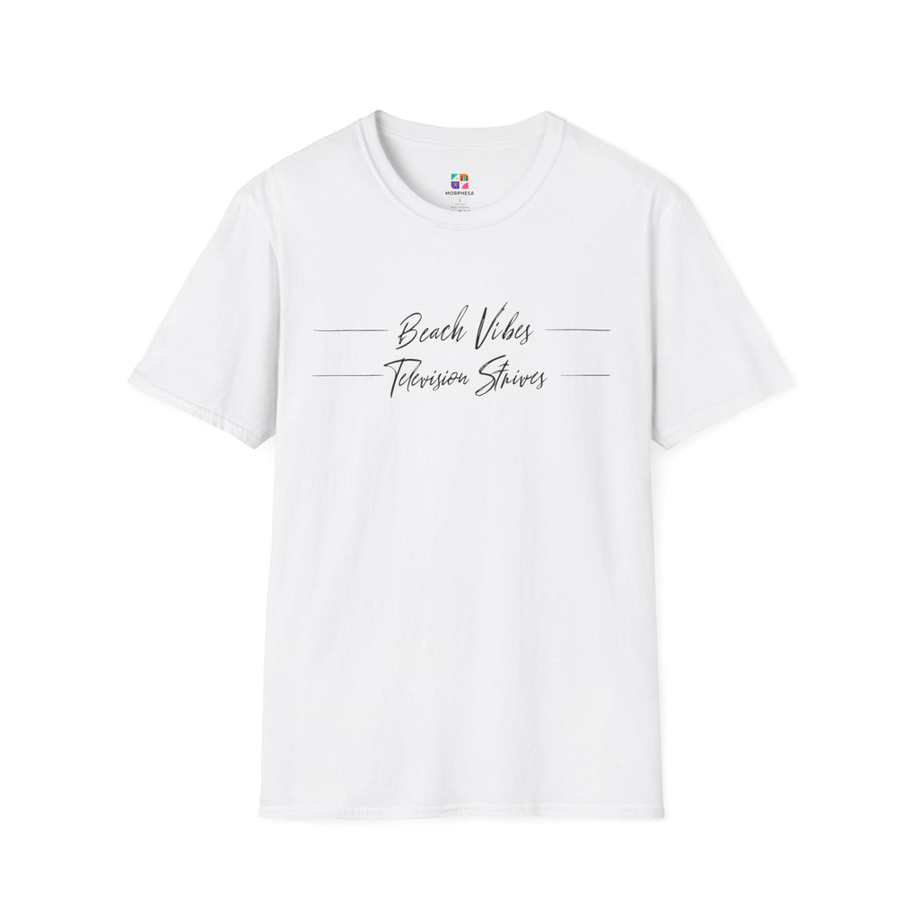 Retro Beach Vibes Unisex Softstyle T-Shirt, Casual Summer Tee, Vintage Style Shirt, Music Lover Gift, Relaxed Fit Apparel