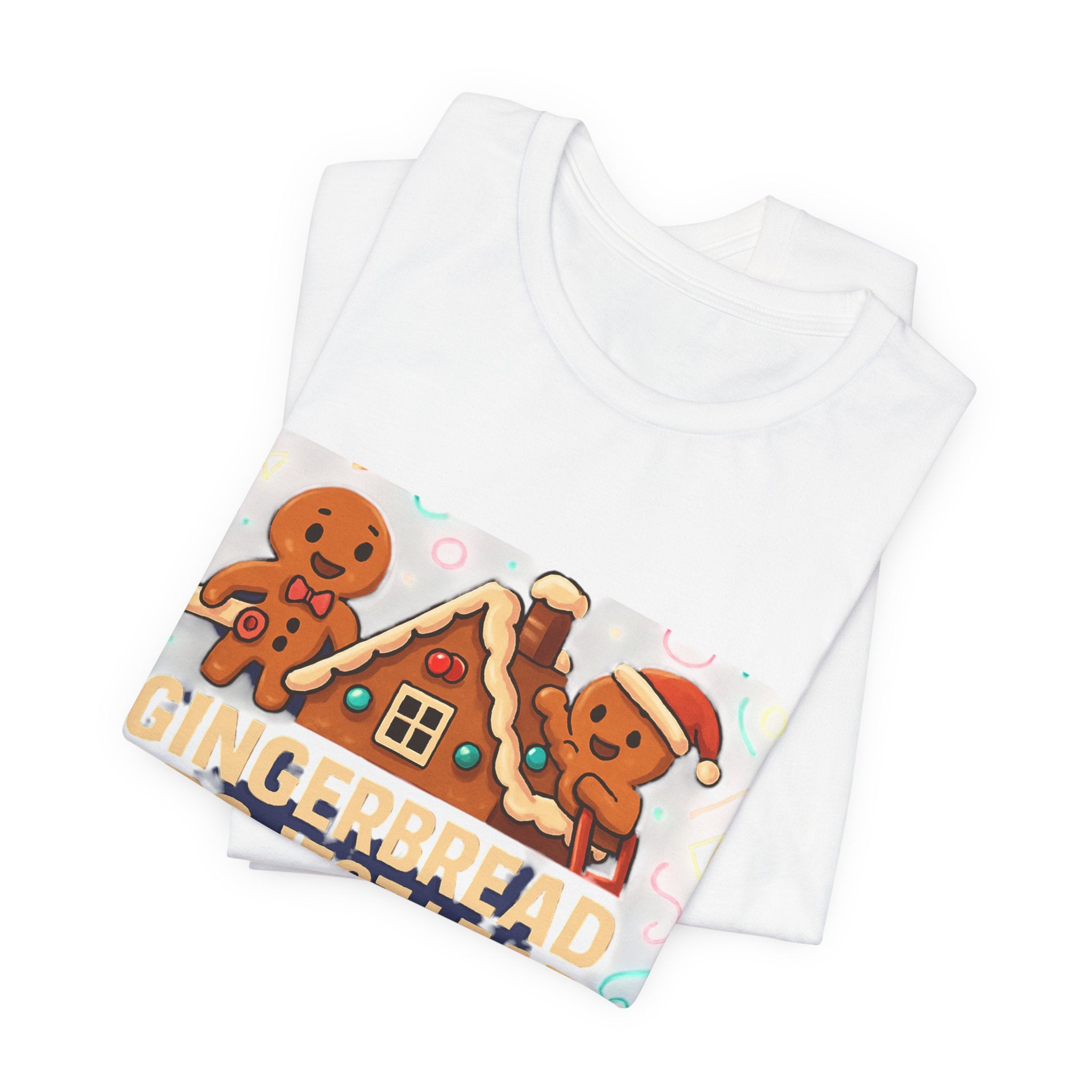 Gingerbread Project Lab T-Shirt — Cute Holiday Cookie House Tee