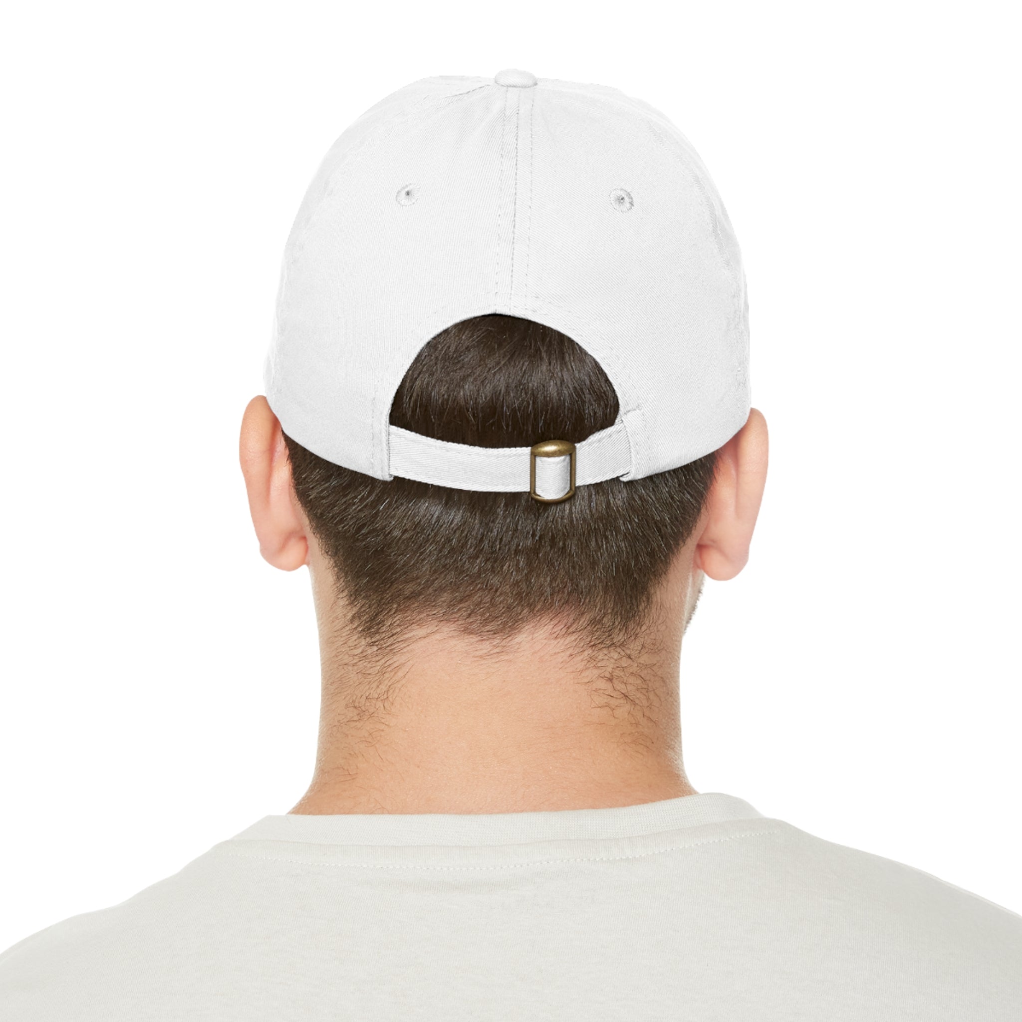 Stylish Dad Hat with Leather Patch, Casual Baseball Cap, Gift for Dads, Outdoor Accessory, Summer Fashion