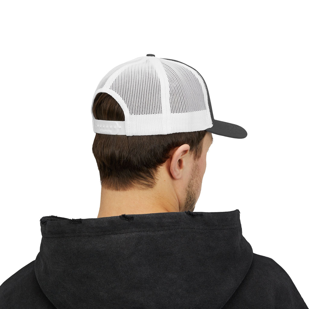 Money On My Mind Trucker Cap — Embroidered Mesh Snapback Hat