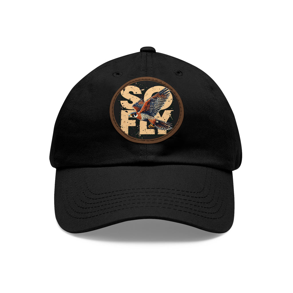 Stylish Dad Hat with Leather Patch, Casual Baseball Cap, Gift for Dads, Outdoor Accessory, Summer Fashion