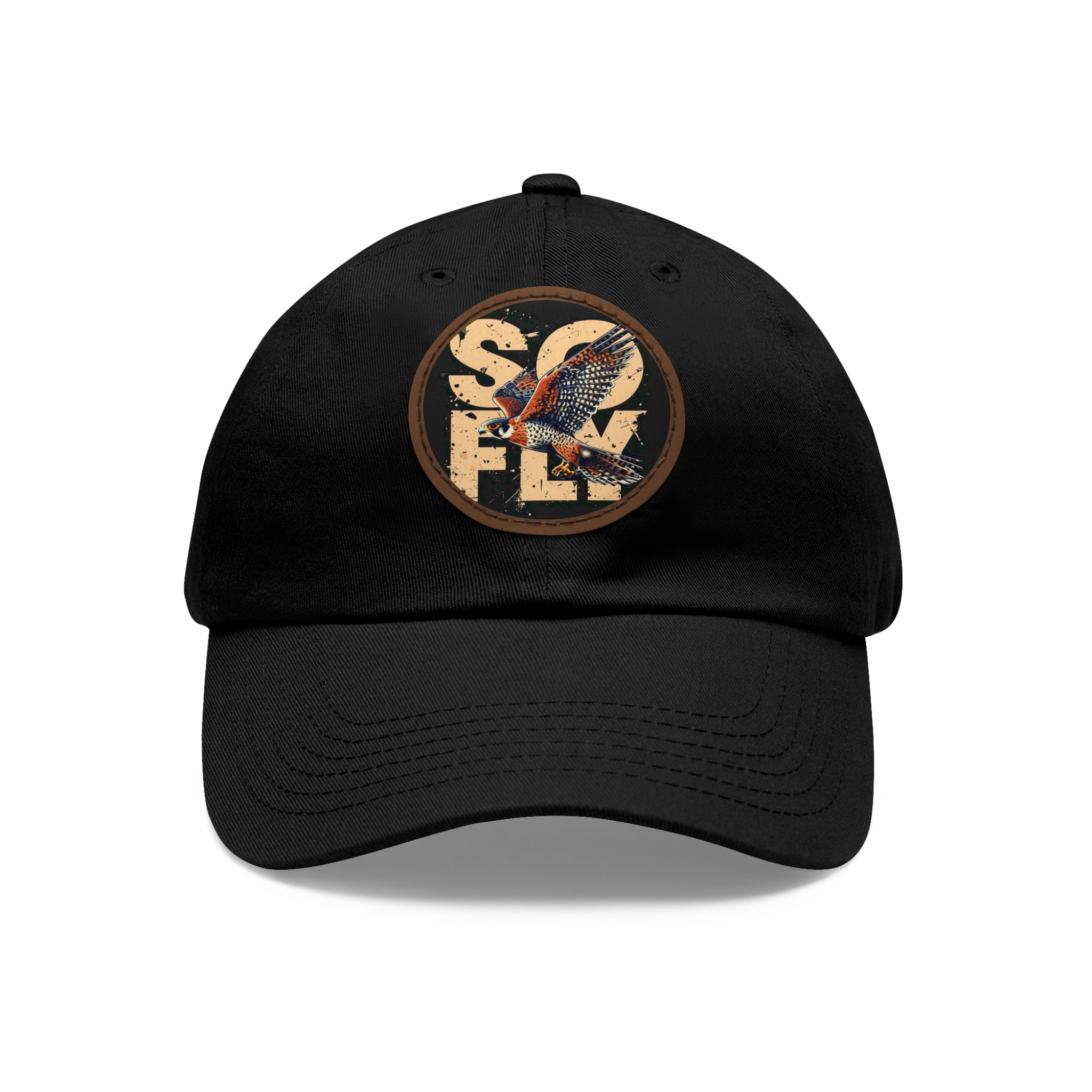 Stylish Dad Hat with Leather Patch, Casual Baseball Cap, Gift for Dads, Outdoor Accessory, Summer Fashion