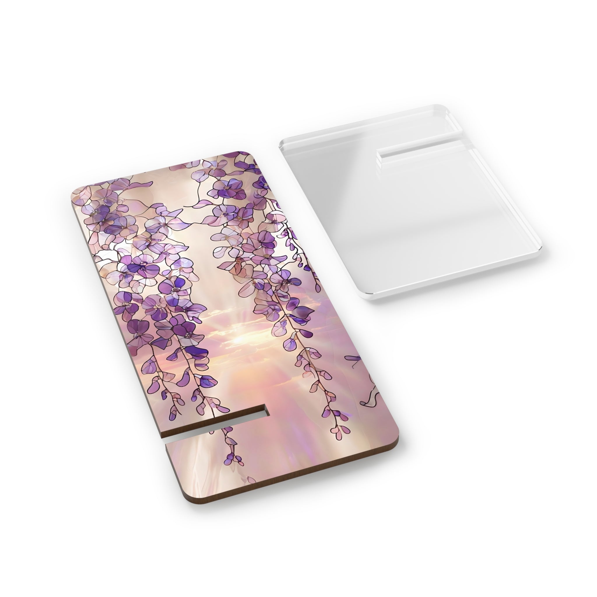 Floral Smartphone Display Stand - Elegant Desk Decor, Phone Holder, Gift for Her, Home Office Accessory, Birthday Present