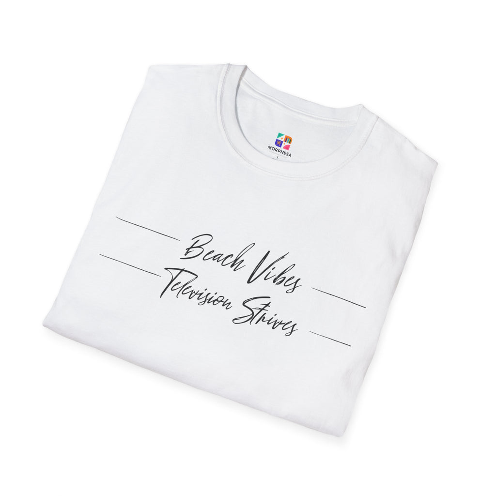 Retro Beach Vibes Unisex Softstyle T-Shirt, Casual Summer Tee, Vintage Style Shirt, Music Lover Gift, Relaxed Fit Apparel