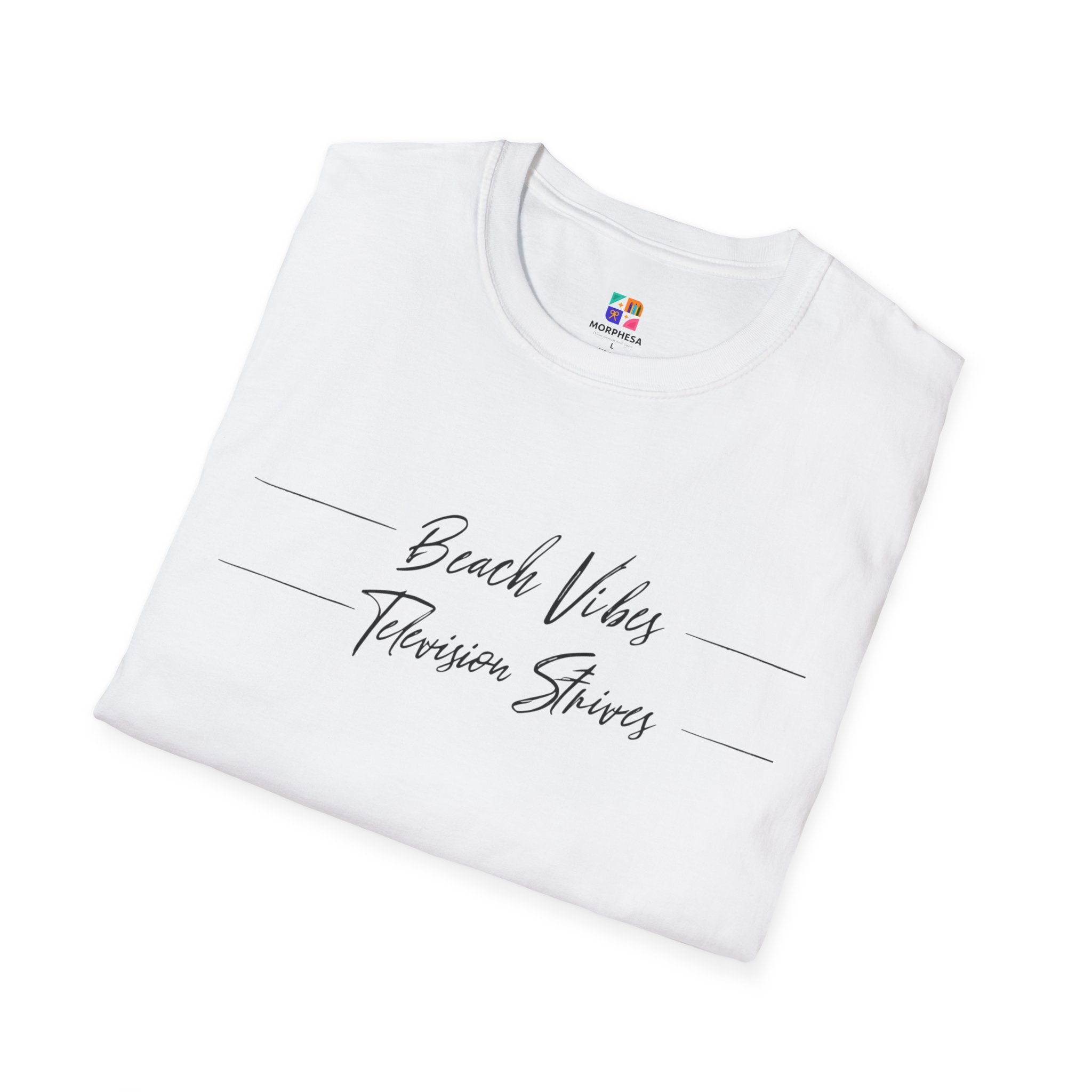 Retro Beach Vibes Unisex Softstyle T-Shirt, Casual Summer Tee, Vintage Style Shirt, Music Lover Gift, Relaxed Fit Apparel