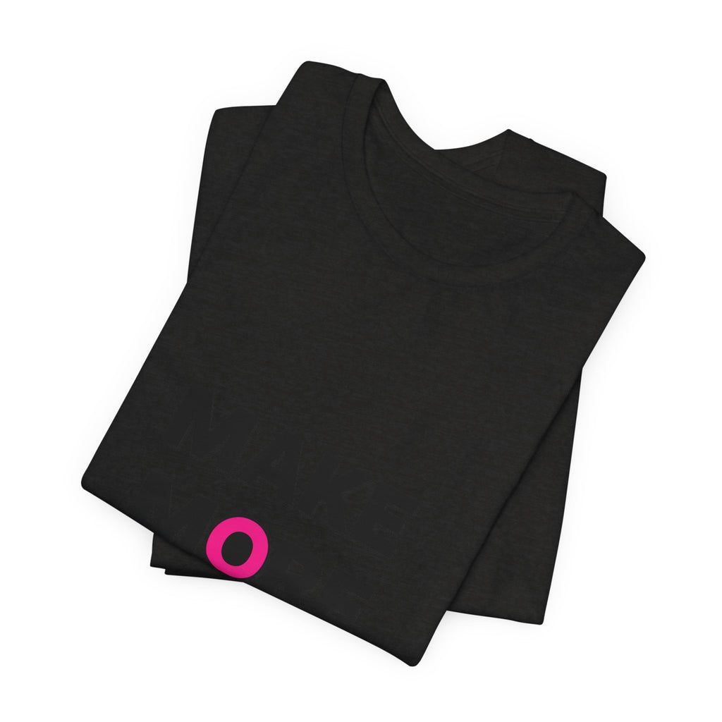 MAKE MORE ZINES Tee | ransom collage shirt, zine style cutout letters