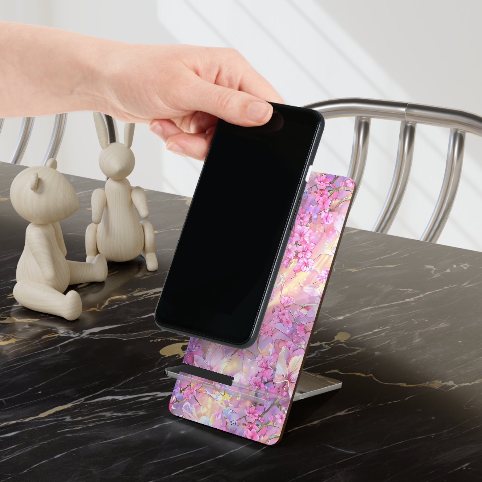 Cell Phone Stand, Gift for Her, Home Office Decor, Phone Stand, Desk Organizer, Phone Holder, Phone Accessories, Desk Phone Stand