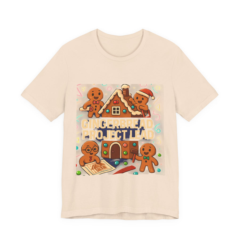 Gingerbread Project Lab T-Shirt — Cute Holiday Cookie House Tee
