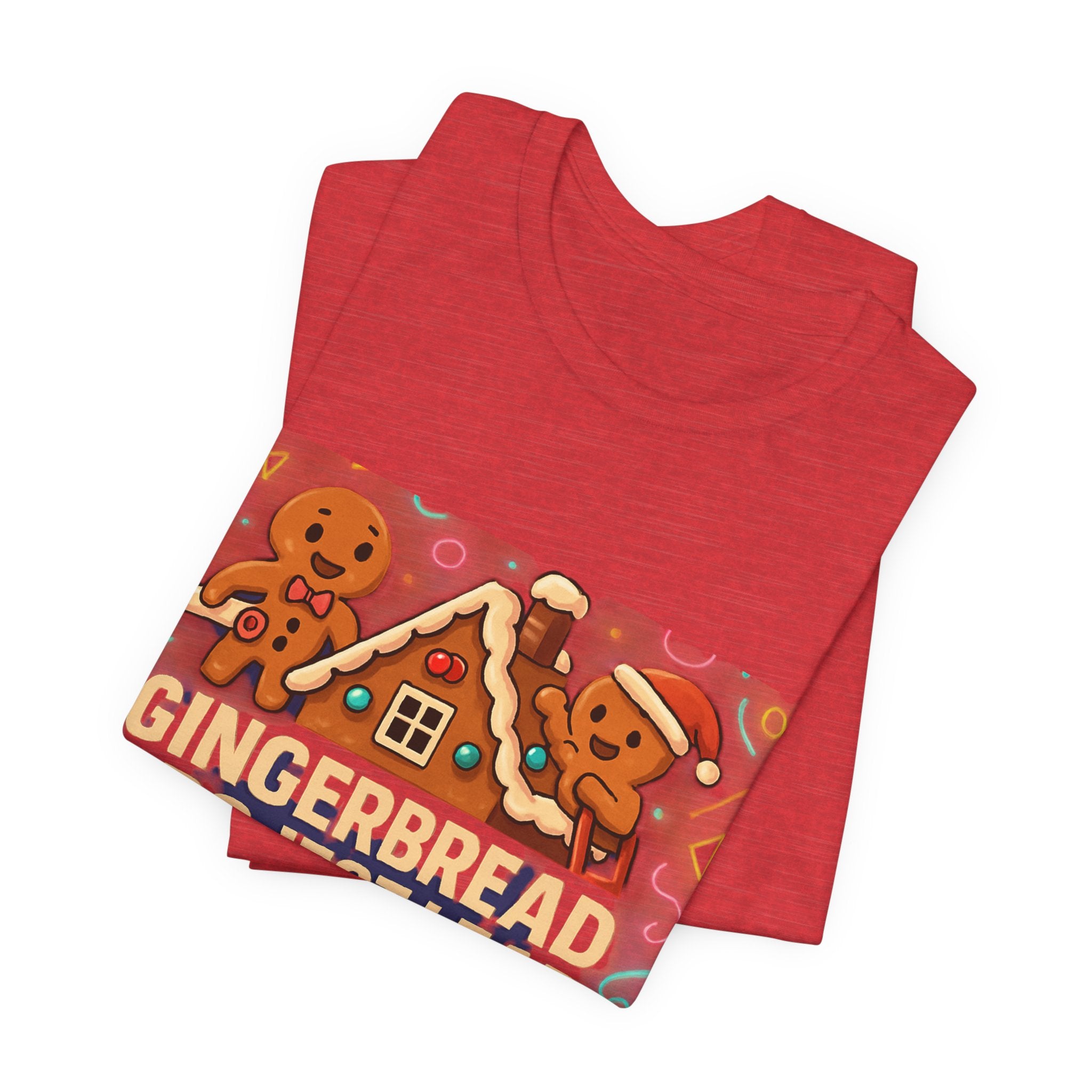 Gingerbread Project Lab T-Shirt — Cute Holiday Cookie House Tee