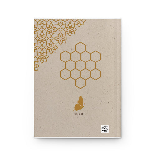 Butterfly-Inspired Hardcover Journal for Thoughts & Ideas, Perfect for Writers, Students, Gifts, Eco-Friendly, Notebooks, Mental Wellness