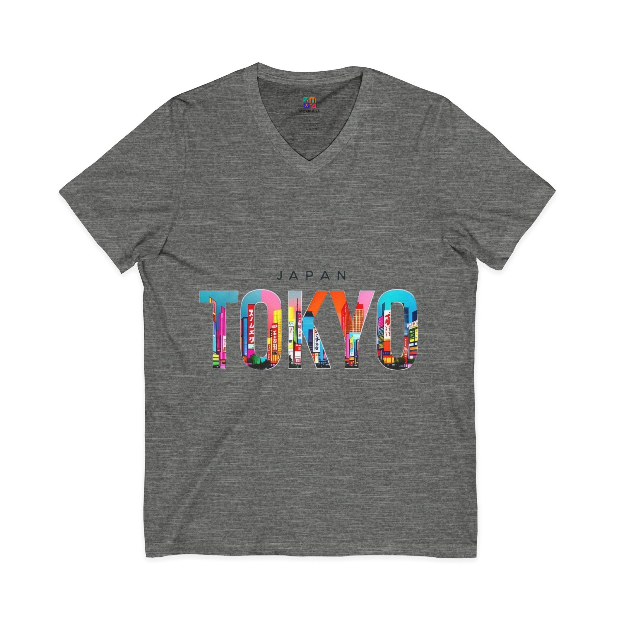 Unisex Jersey Short Sleeve V-Neck Tee