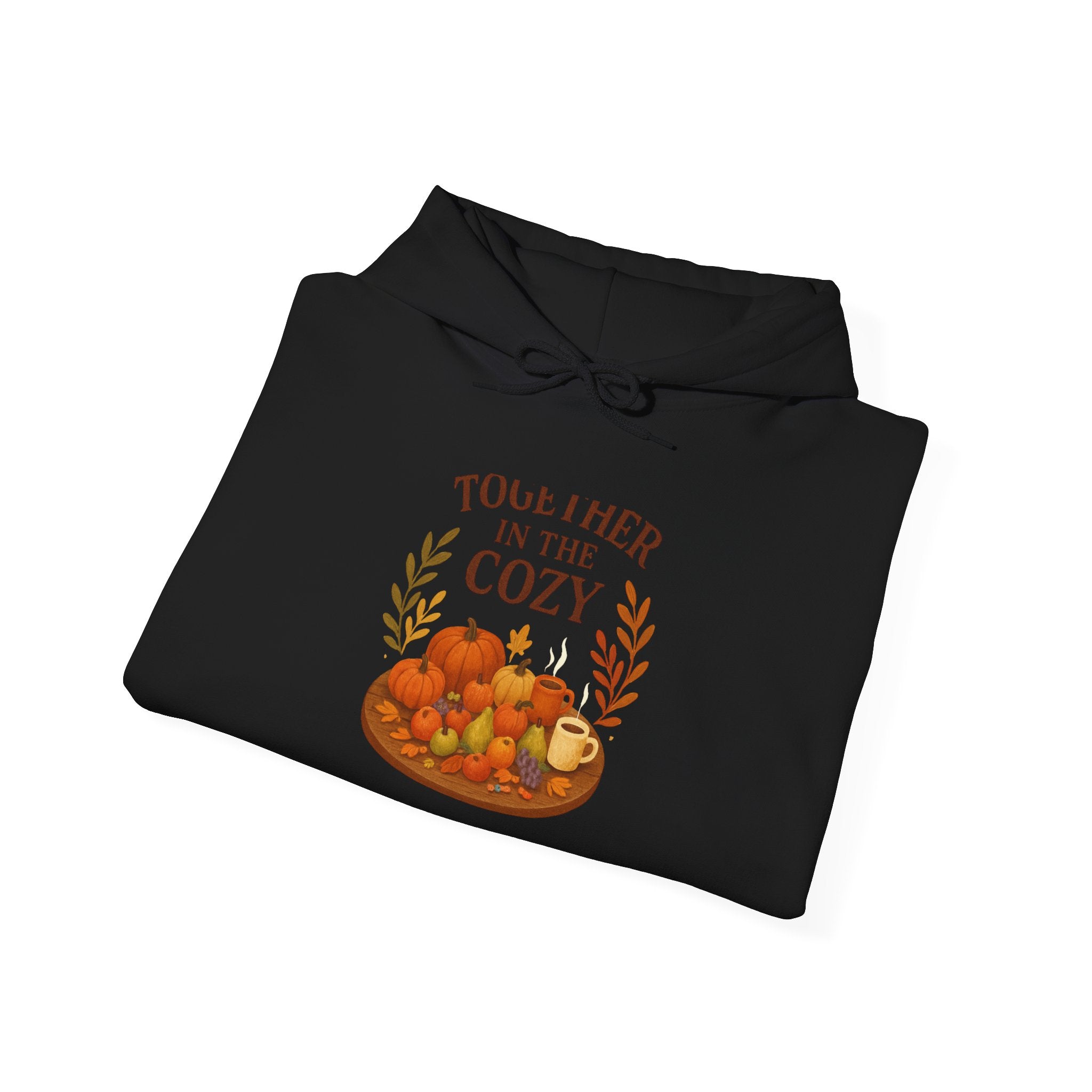 Cozy Together Hoodie — "Together in the Cozy" Fall Pumpkin Sweatshirt