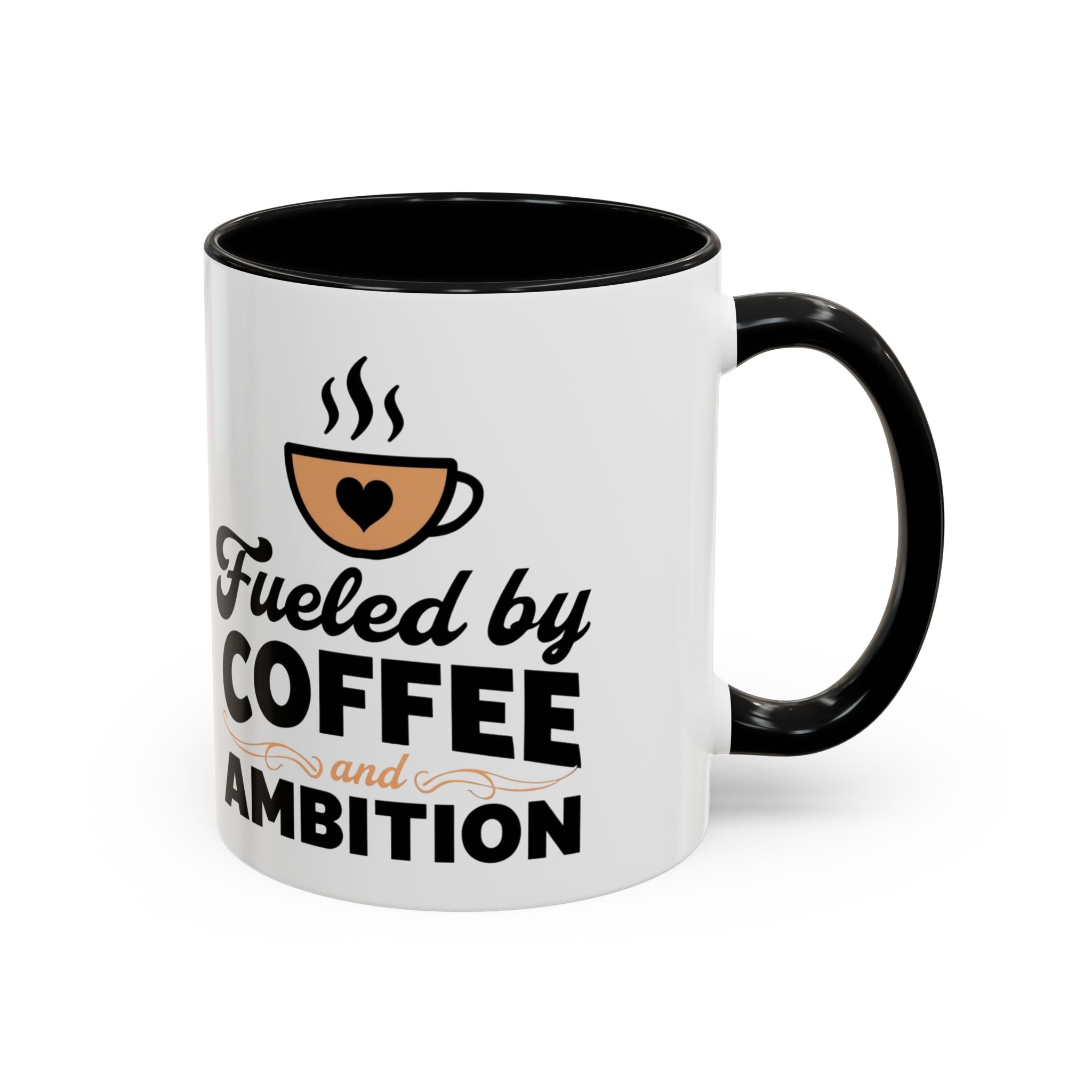 Motivational Coffee Mug - Fueled by Coffee and Ambition