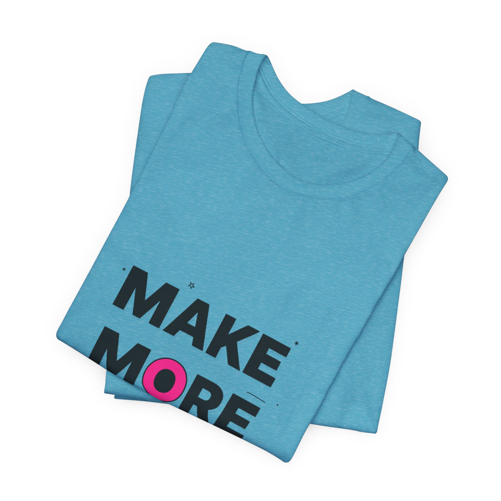 MAKE MORE ZINES Tee | ransom collage shirt, zine style cutout letters