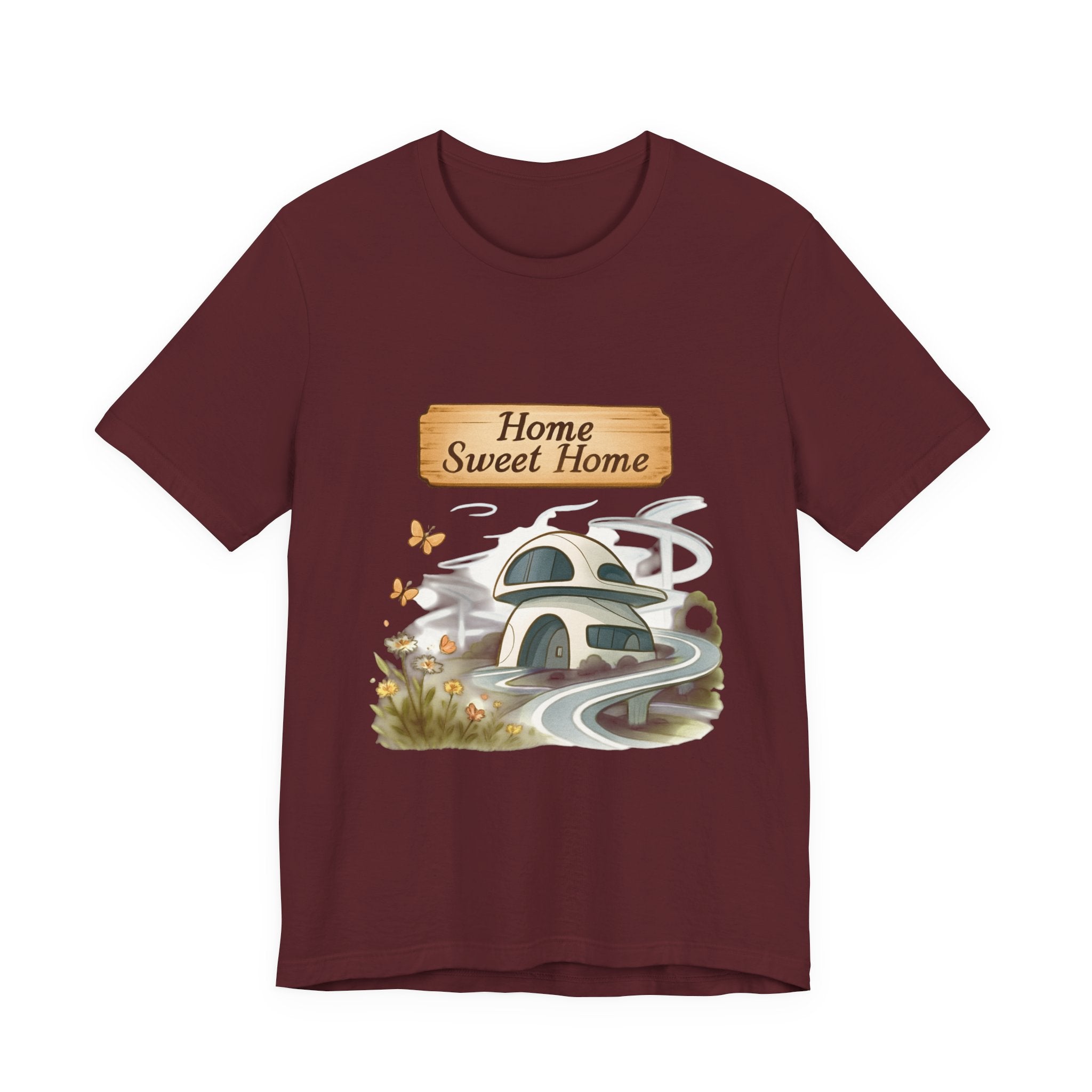 Home Sweet Home T-Shirt – Cozy Cottage Graphic Tee