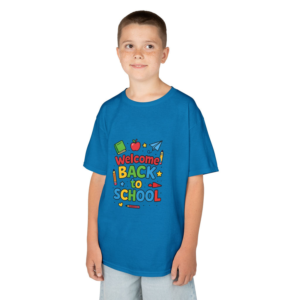 Kids School Graphic Tee, Back to School Outfit Gift Shirt, Youthful Vibrant Children's Birthday Tshirt, First Day of School Apparel, Cute