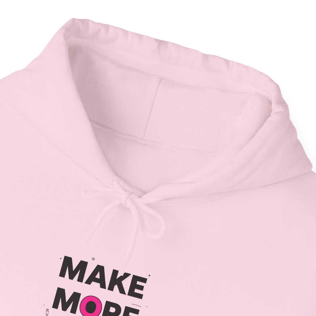 Make More Zines Hoodie | ransom collage, cutout letters design