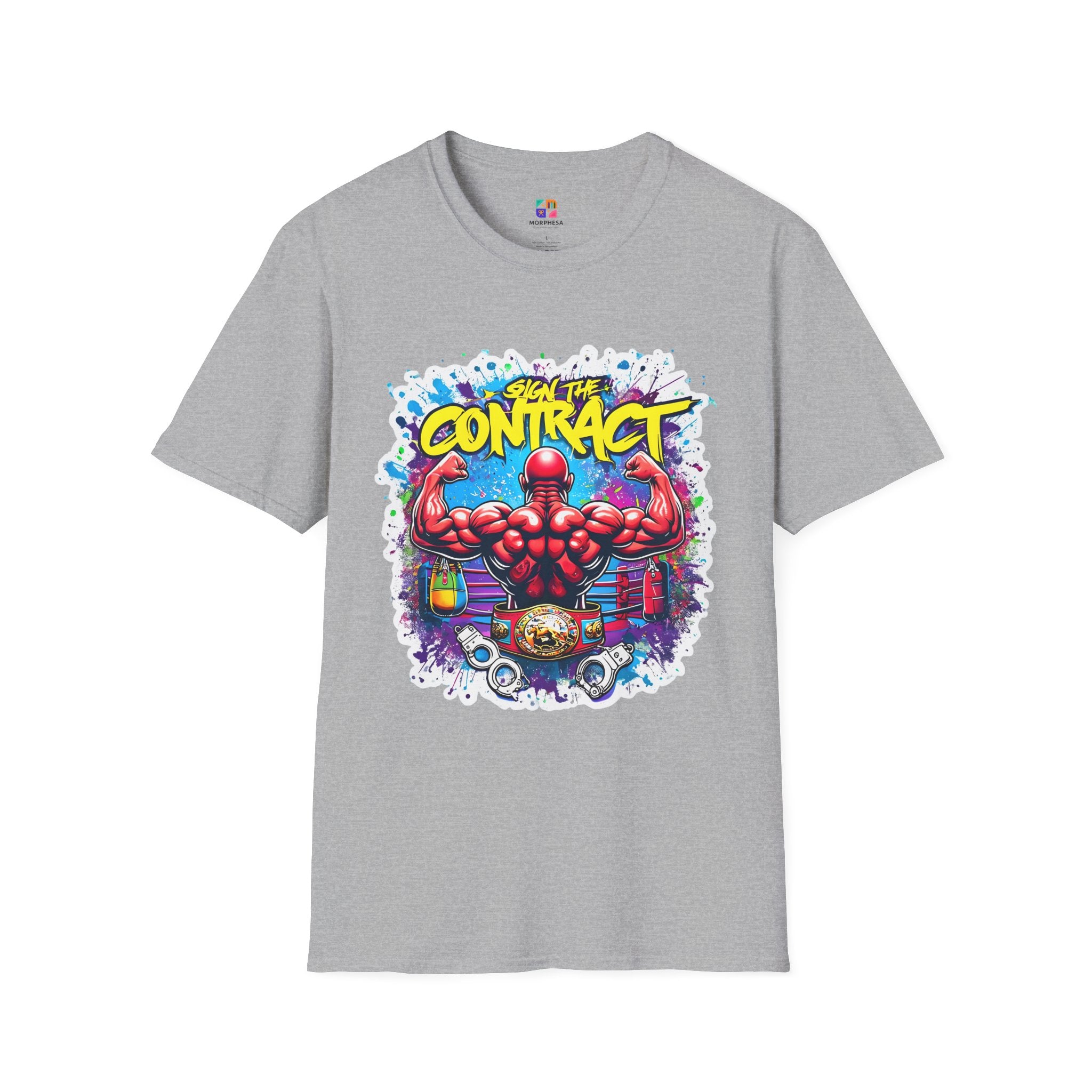 Colorful Superhero Graphic T-Shirt, Fun Unisex Tee, Geeky Apparel, Perfect Gift for Comic Lovers, Casual Wear, Pop Culture Fashion