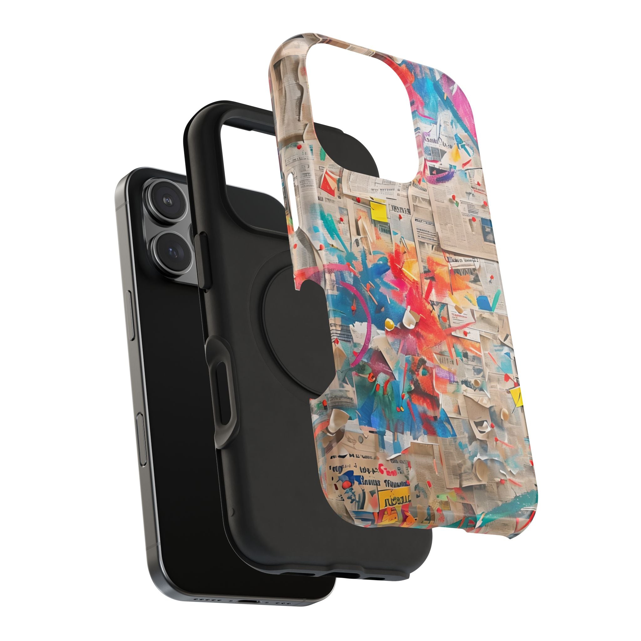 iPhone 17 Case vibrant glossy colorful art