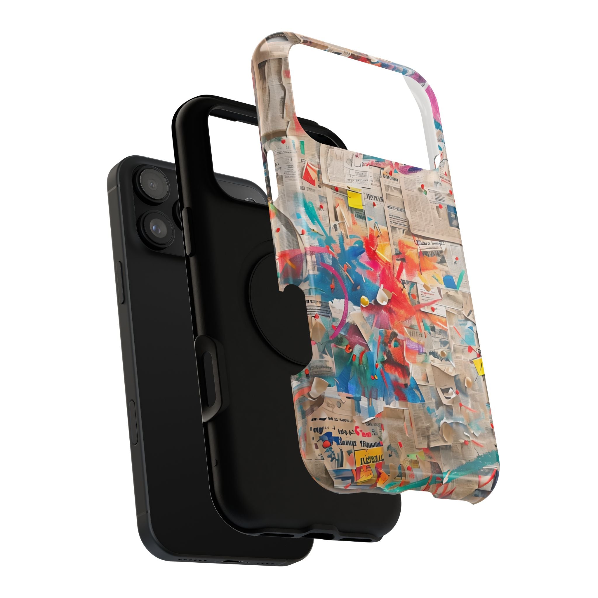 iPhone 17 Case vibrant glossy colorful art
