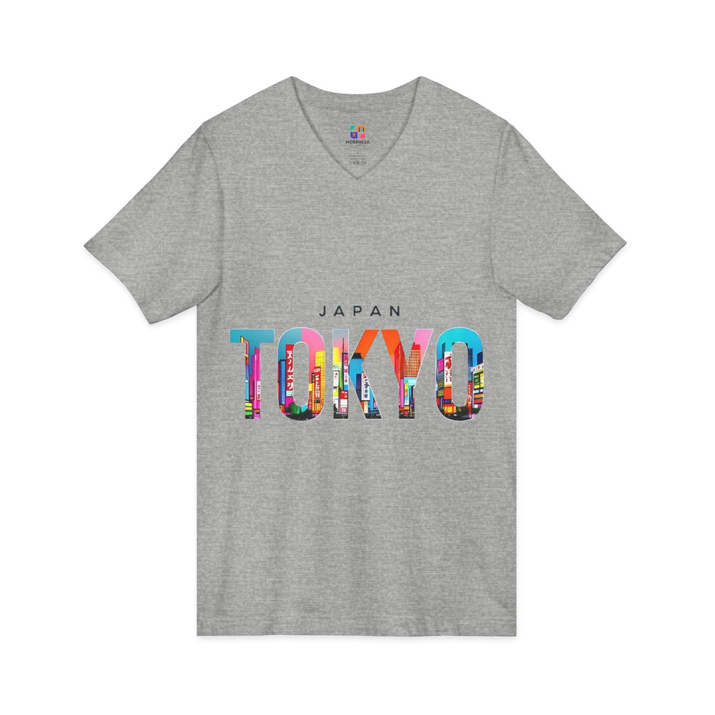 Unisex Jersey Short Sleeve V-Neck Tee