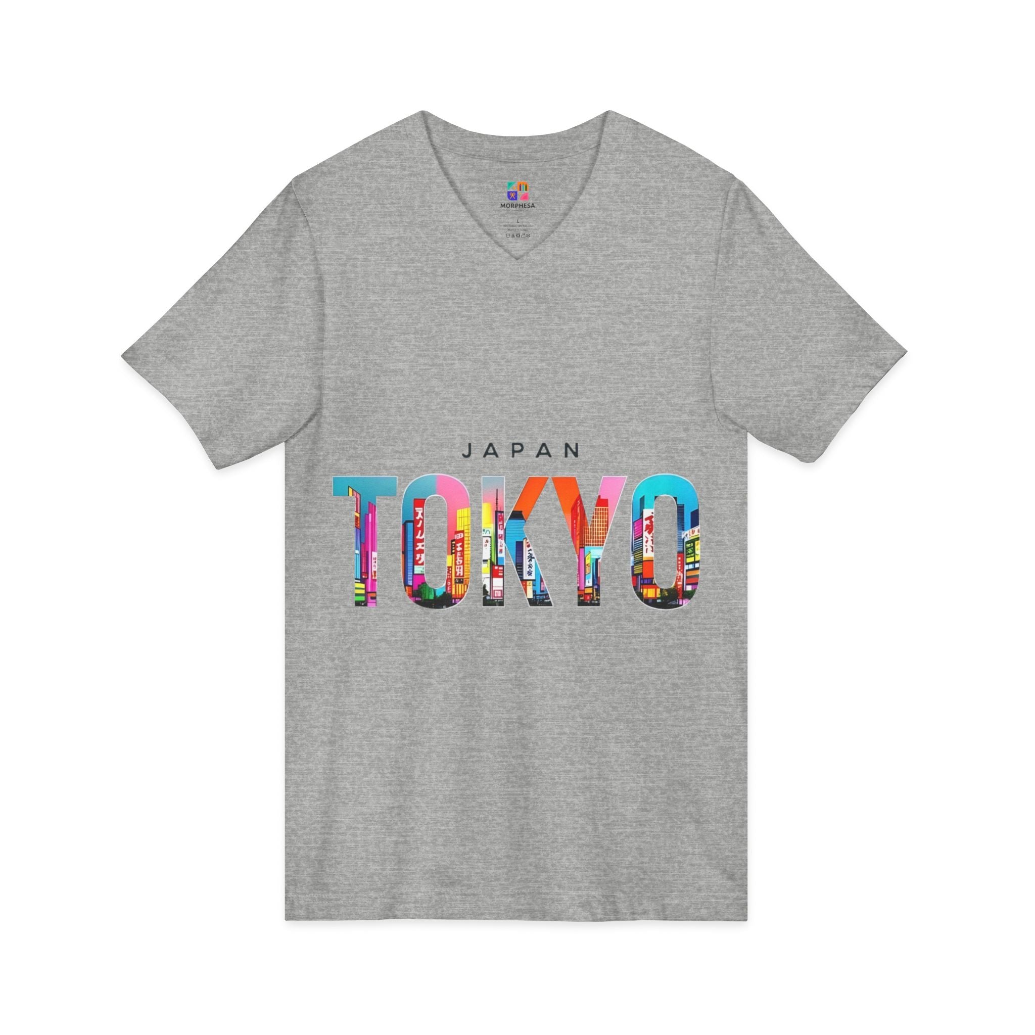 Unisex Jersey Short Sleeve V-Neck Tee