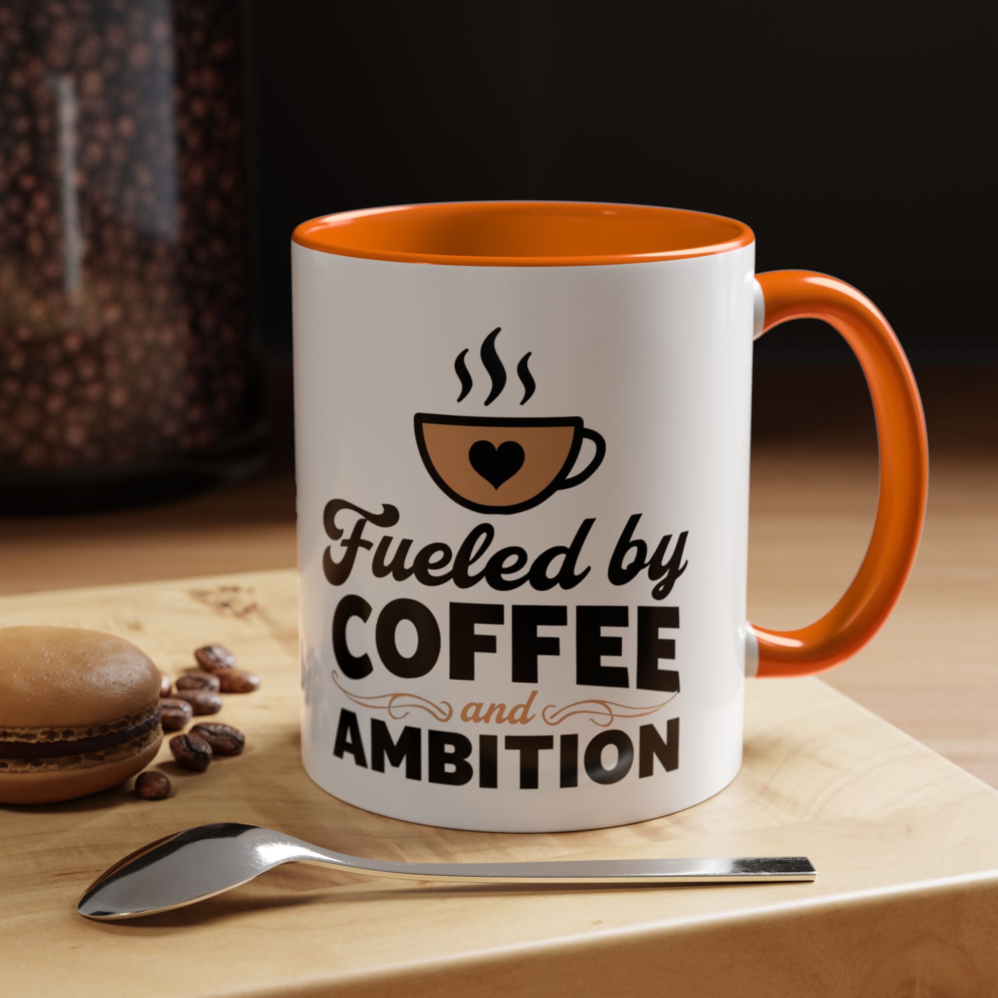 Motivational Coffee Mug - Fueled by Coffee and Ambition
