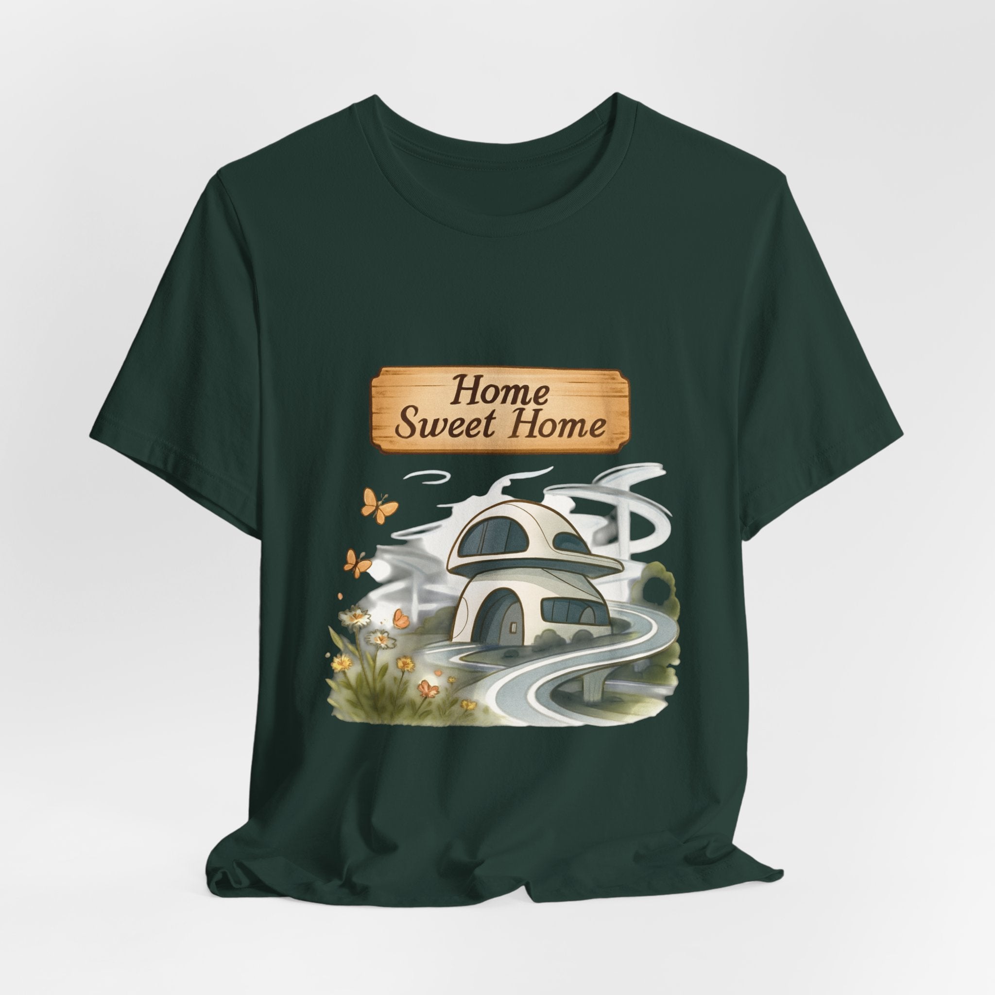Home Sweet Home T-Shirt – Cozy Cottage Graphic Tee