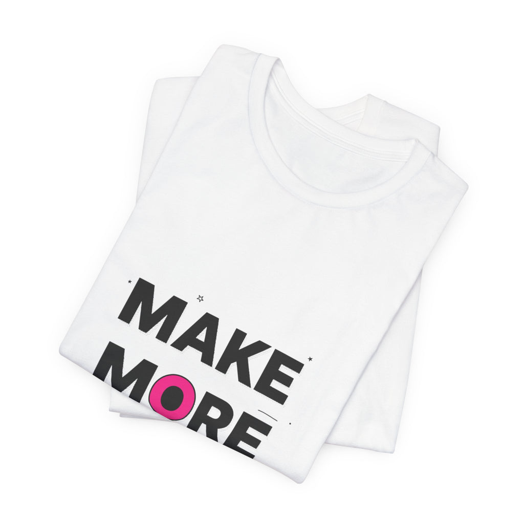 MAKE MORE ZINES Tee | ransom collage shirt, zine style cutout letters