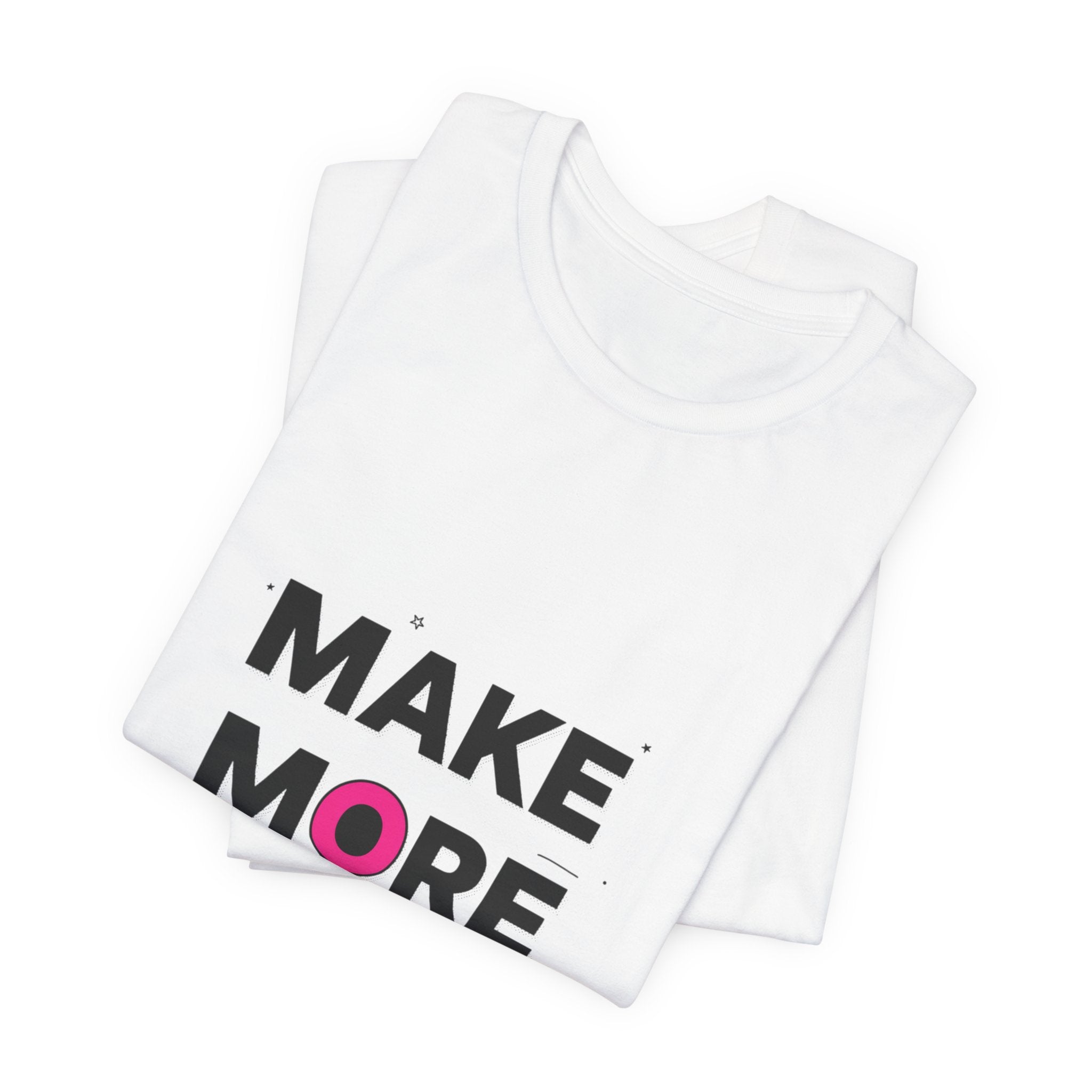 MAKE MORE ZINES Tee | ransom collage shirt, zine style cutout letters