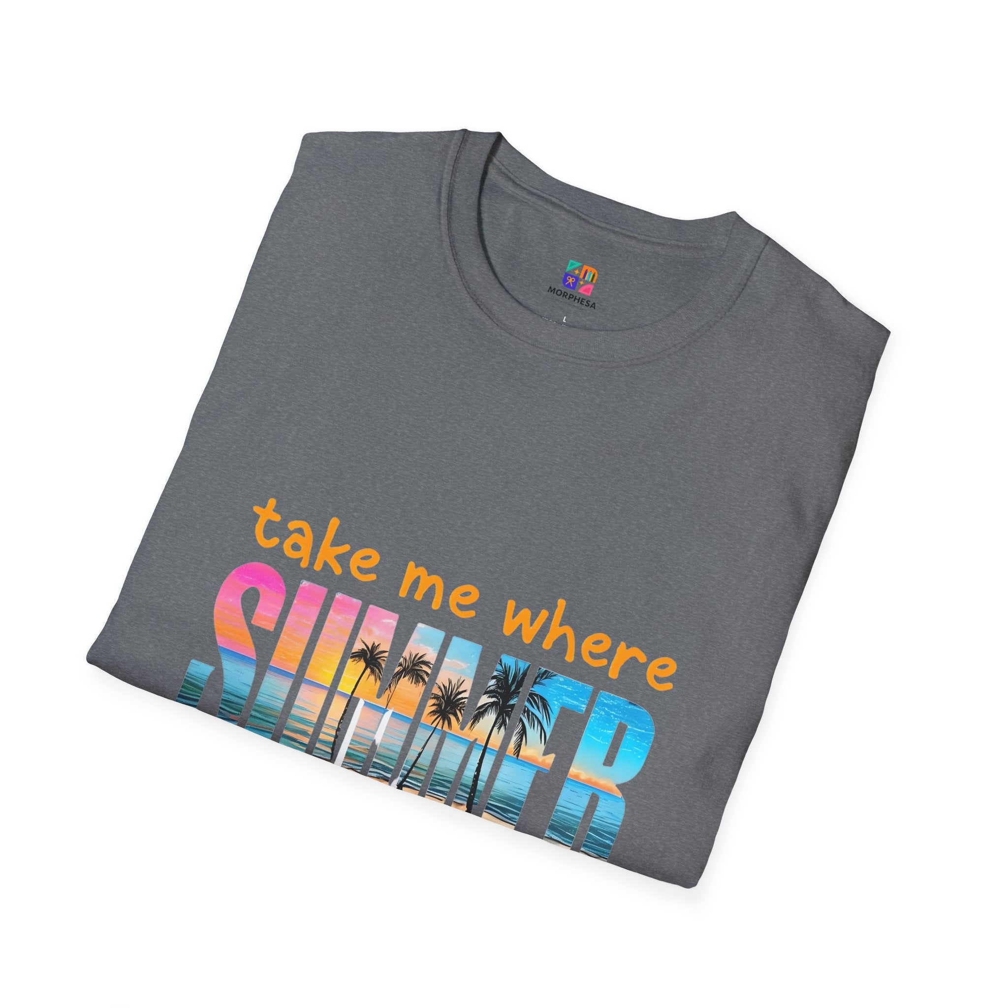 Summer Vibes Unisex T-Shirt | Take Me Where Summer Never Ends | Casual Wear, Vacation Shirt, Beach Tee, Gift Idea, Summer Collection