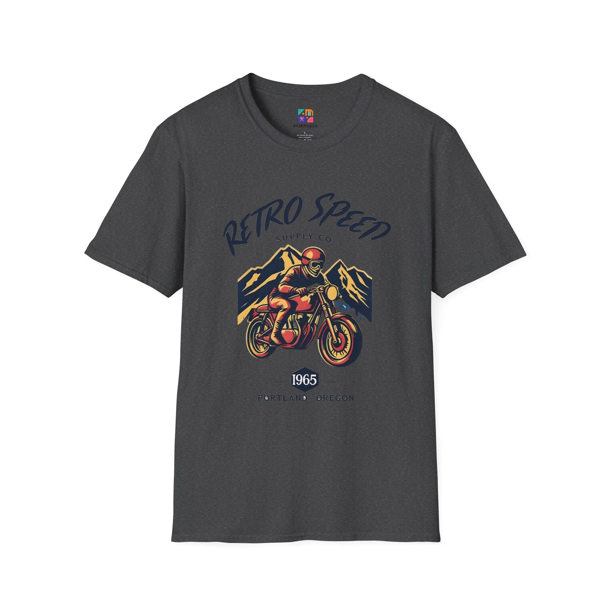Retro Speed T-Shirt, Retro TShirt Men, Vintage Graphic Tee, Motorcycle Shirt, Streetwear Aesthetic, Trendy Shirt, Gift for Him