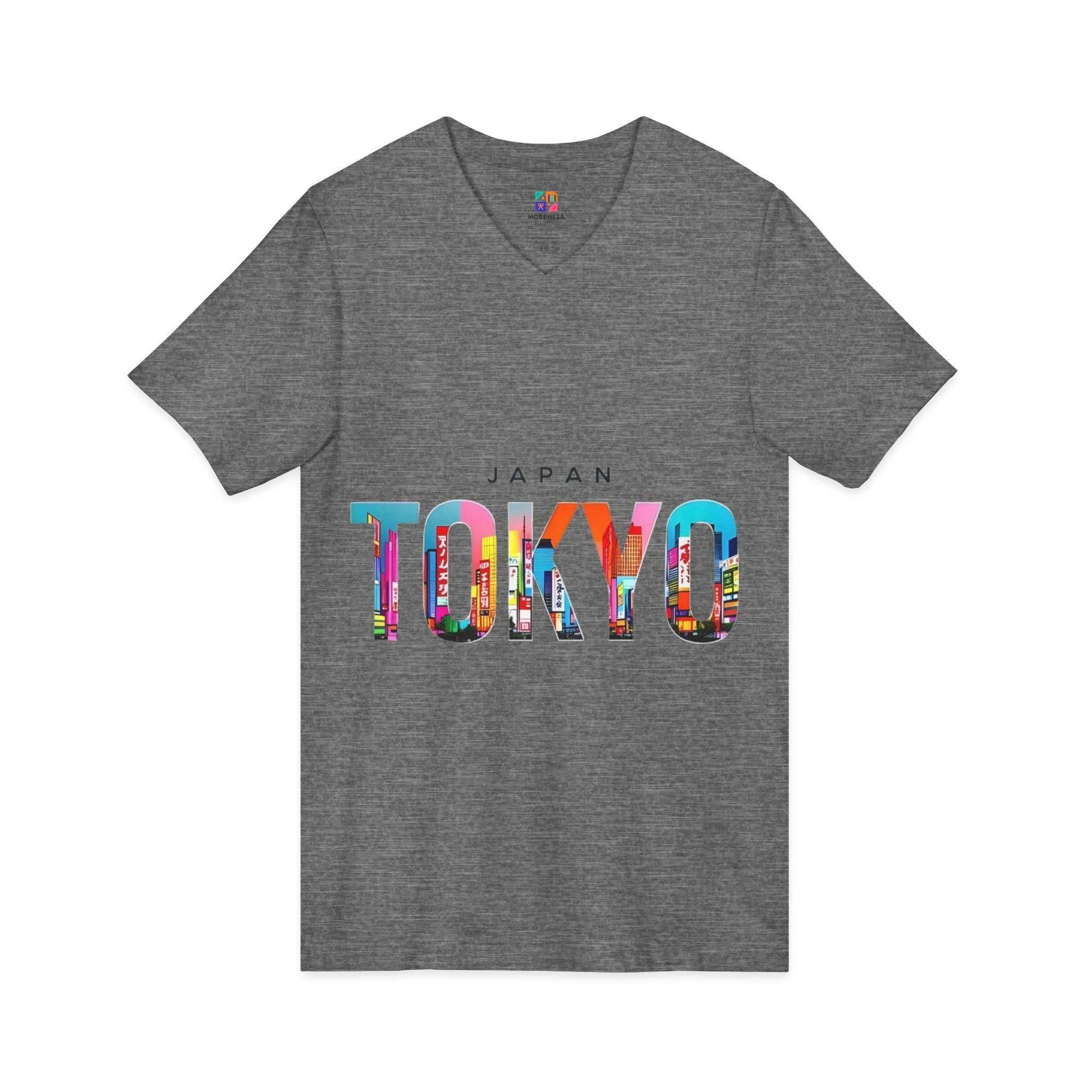 Unisex Jersey Short Sleeve V-Neck Tee