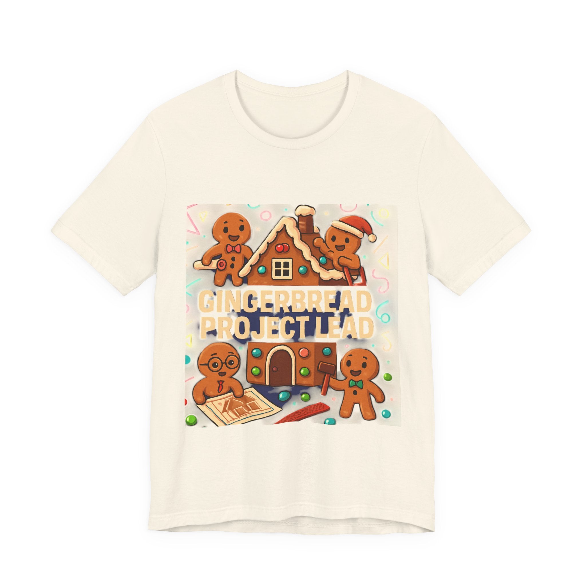 Gingerbread Project Lab T-Shirt — Cute Holiday Cookie House Tee