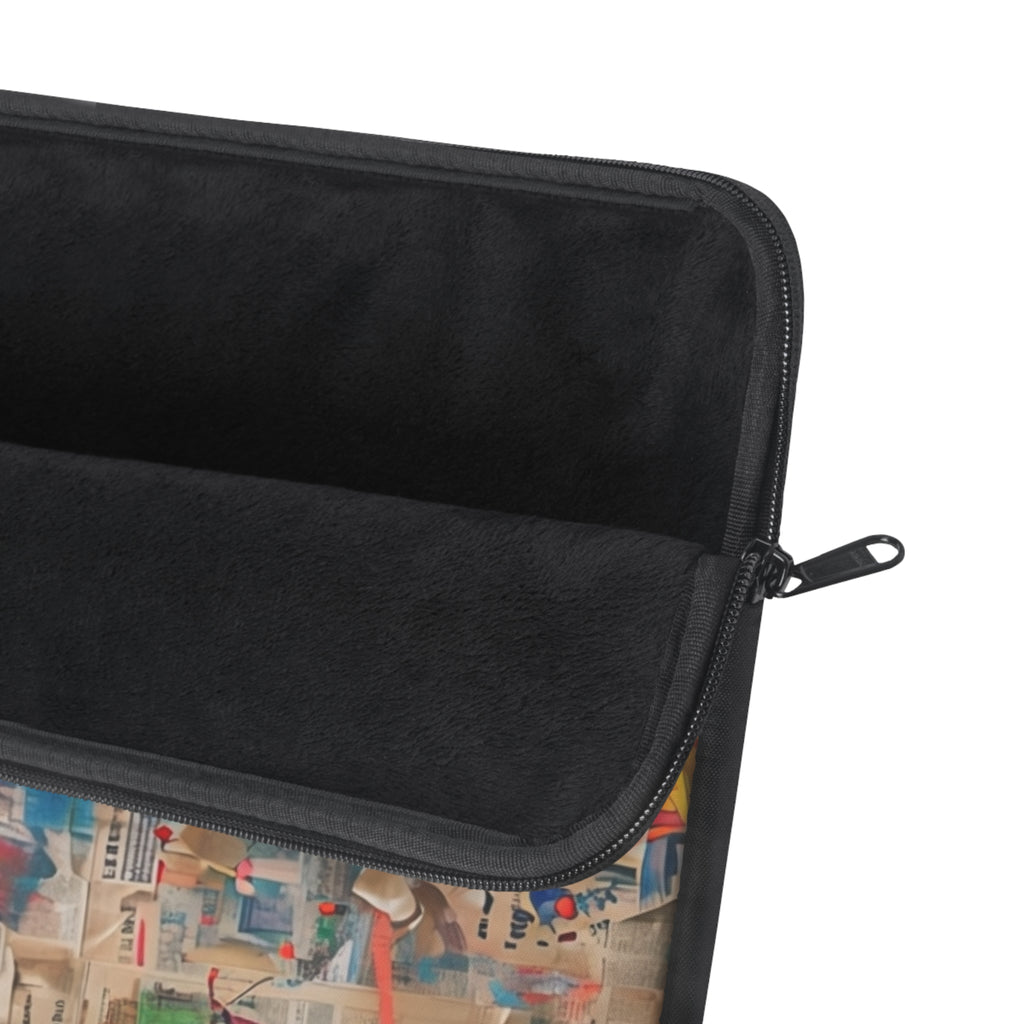 Colorful Abstract Laptop Sleeve, Artistic Sleeve Case, Computer Cover, Gift for Students, Unique Tech Accessory