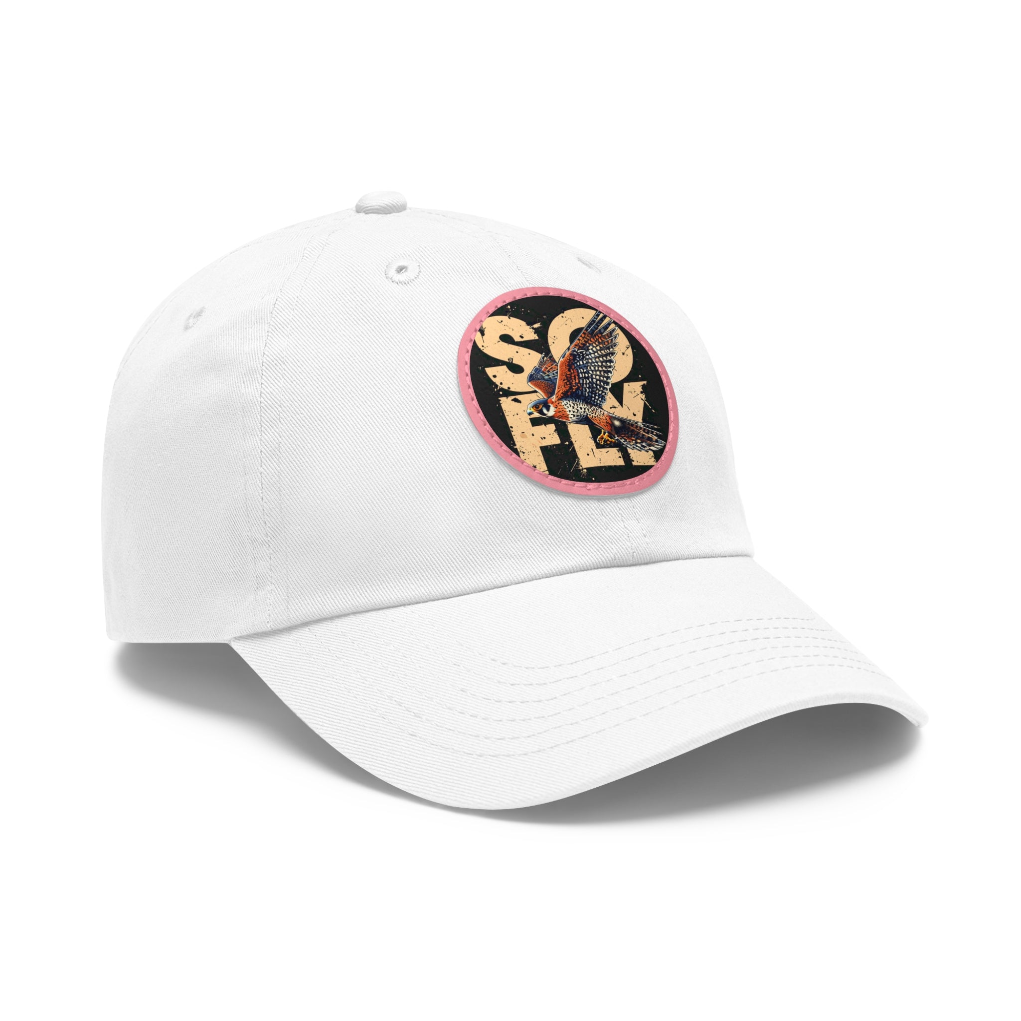 Stylish Dad Hat with Leather Patch, Casual Baseball Cap, Gift for Dads, Outdoor Accessory, Summer Fashion