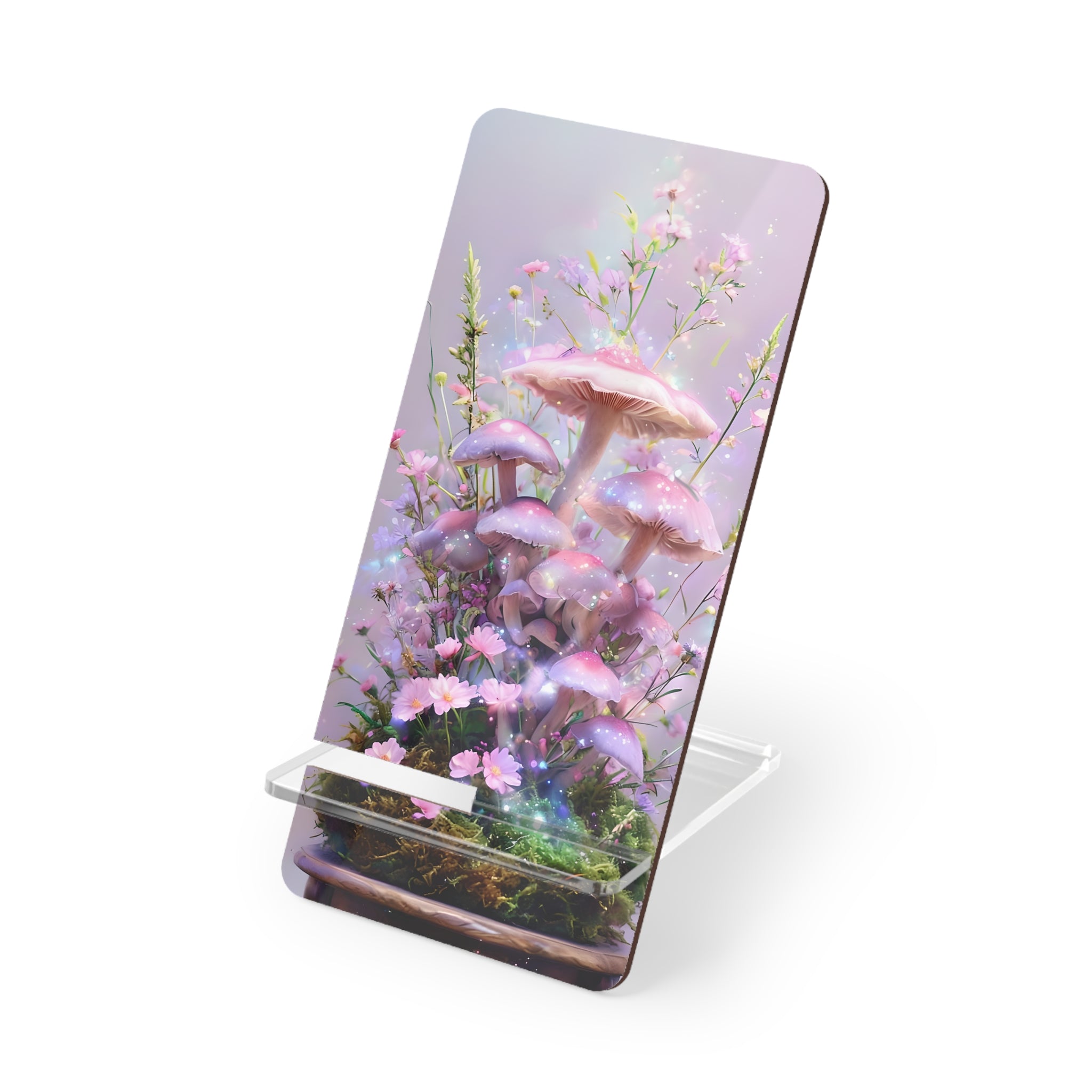 Aesthetic Mushroom Mobile Display Stand | Smartphone Holder, Decorative Phone Stand, Desk Organizer, Gift for Nature Lovers