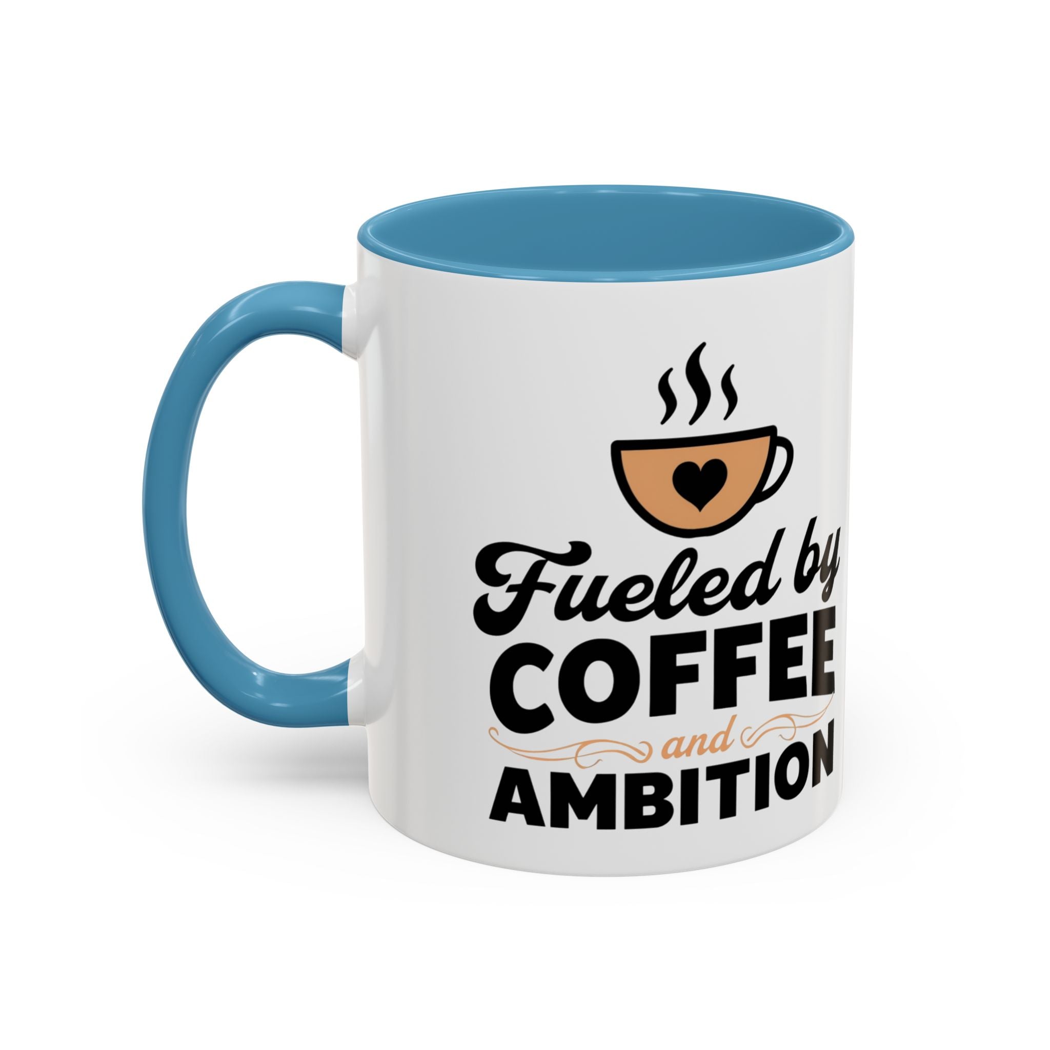 Motivational Coffee Mug - Fueled by Coffee and Ambition