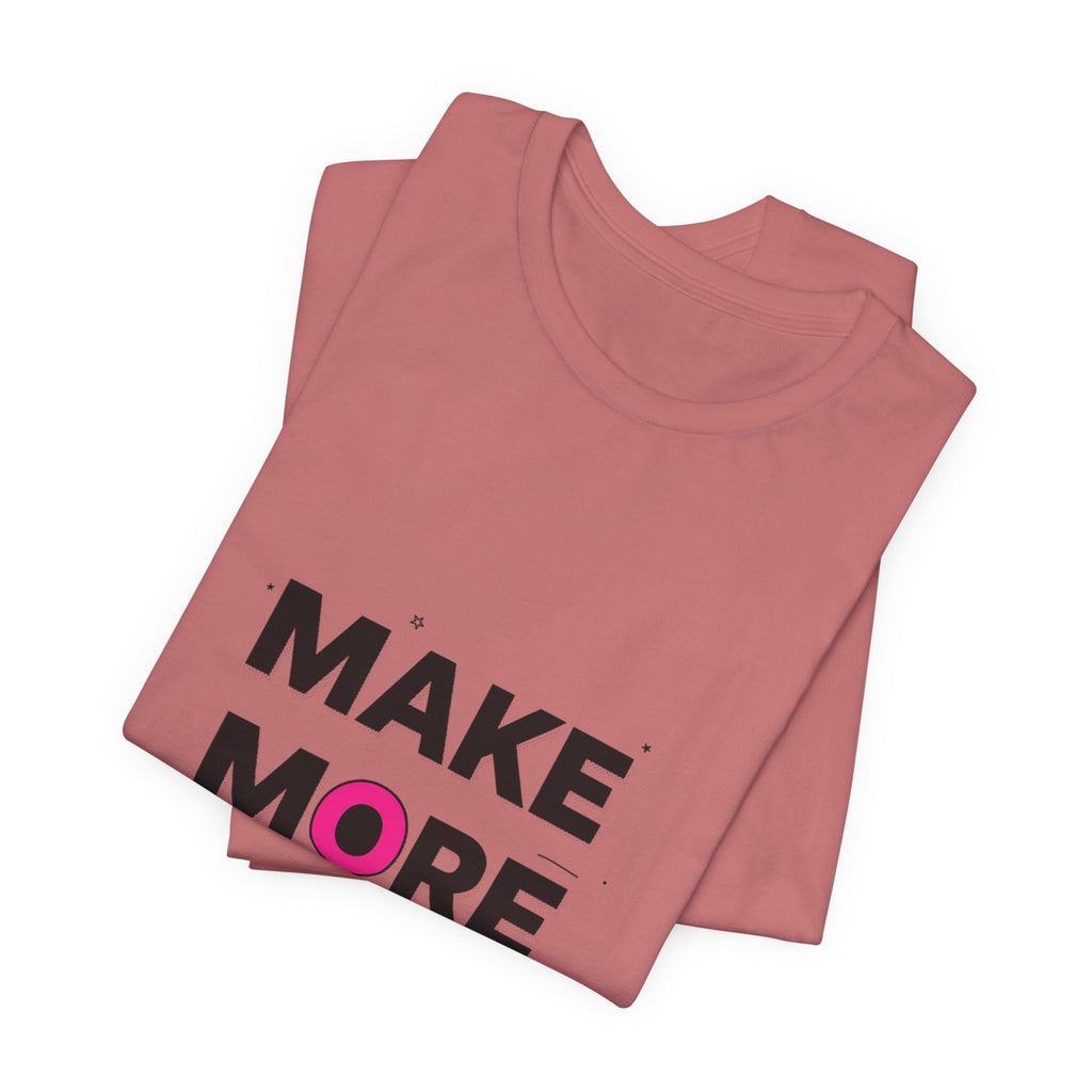 MAKE MORE ZINES Tee | ransom collage shirt, zine style cutout letters